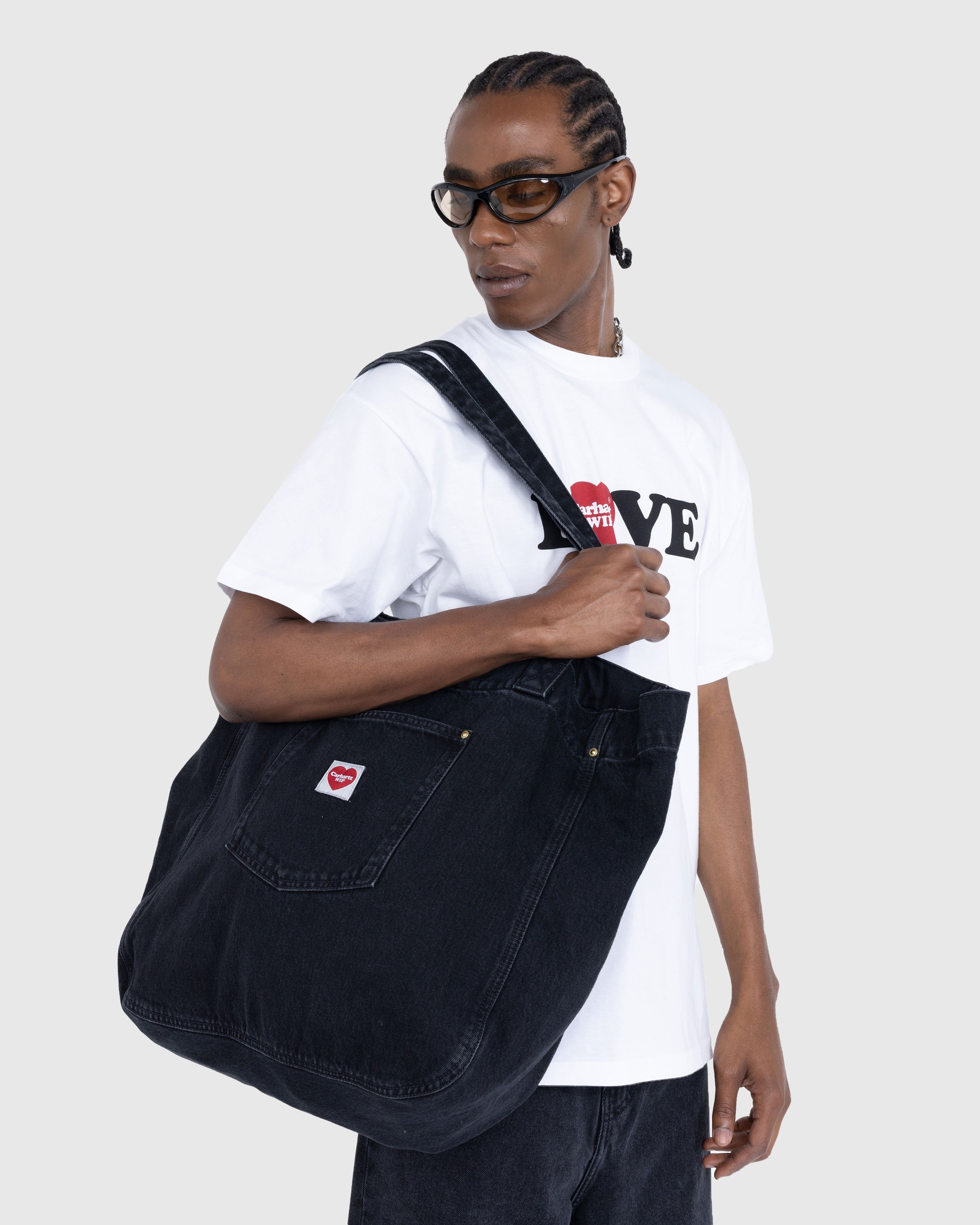 Carhartt WIP Essentials logo-patch Messenger Bag - Black