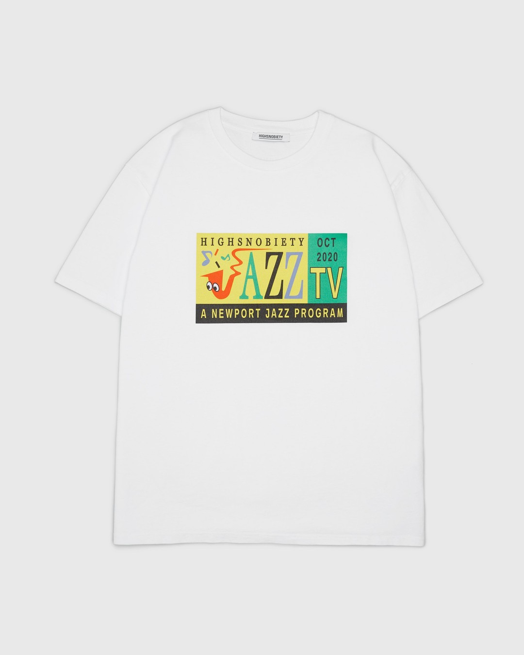 Highsnobiety – Jazz TV Staff T-Shirt White - T-Shirts - White - Image 1