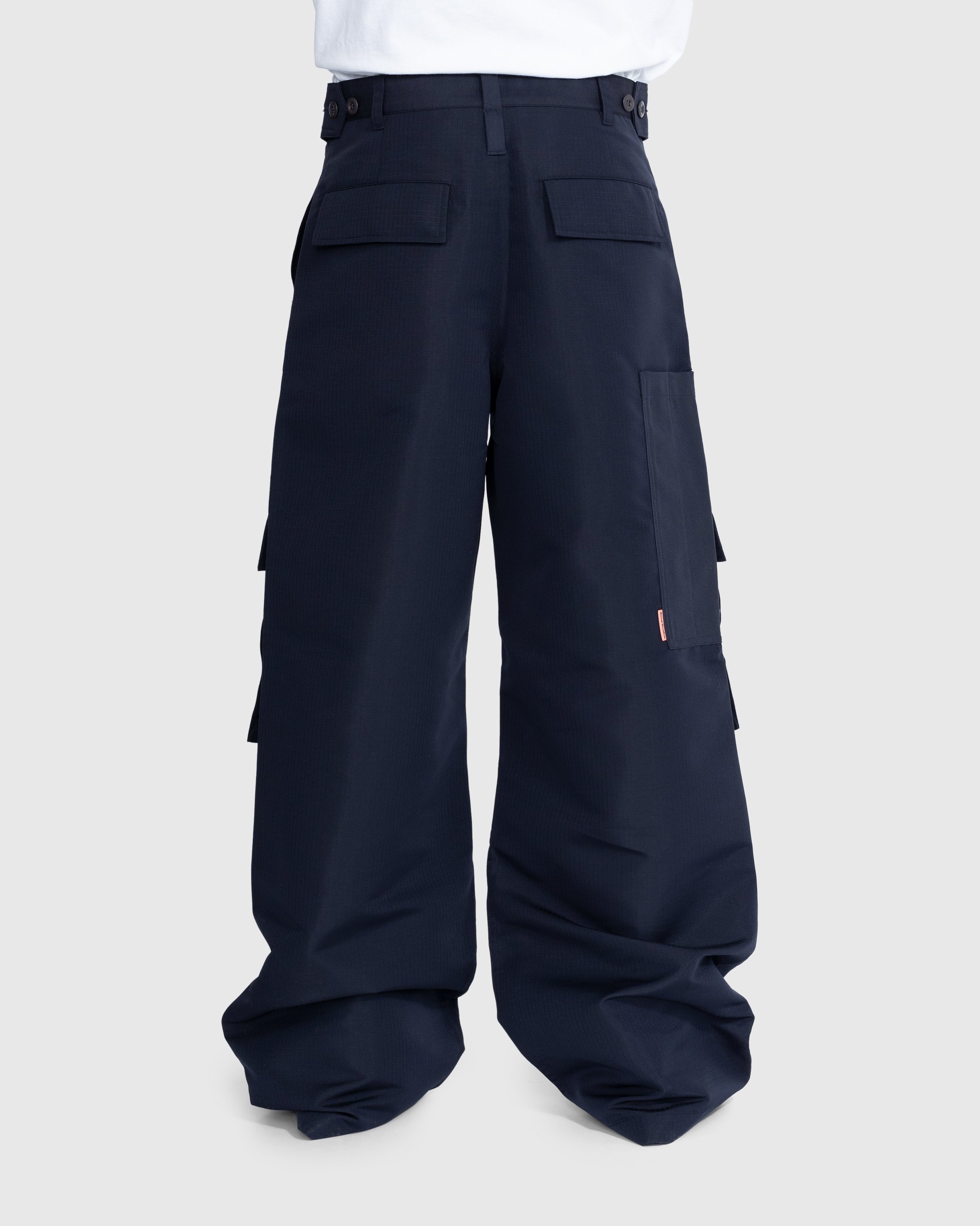 Acne Studios – Ripstop Cargo Trousers Dark Blue - Cargo Pants - Black - Image 4