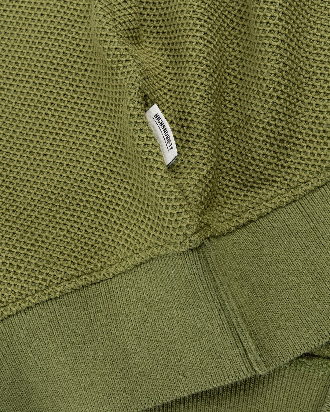 Highsnobiety – Knit Short-Sleeve Polo Green - Shirts - Green - Image 5