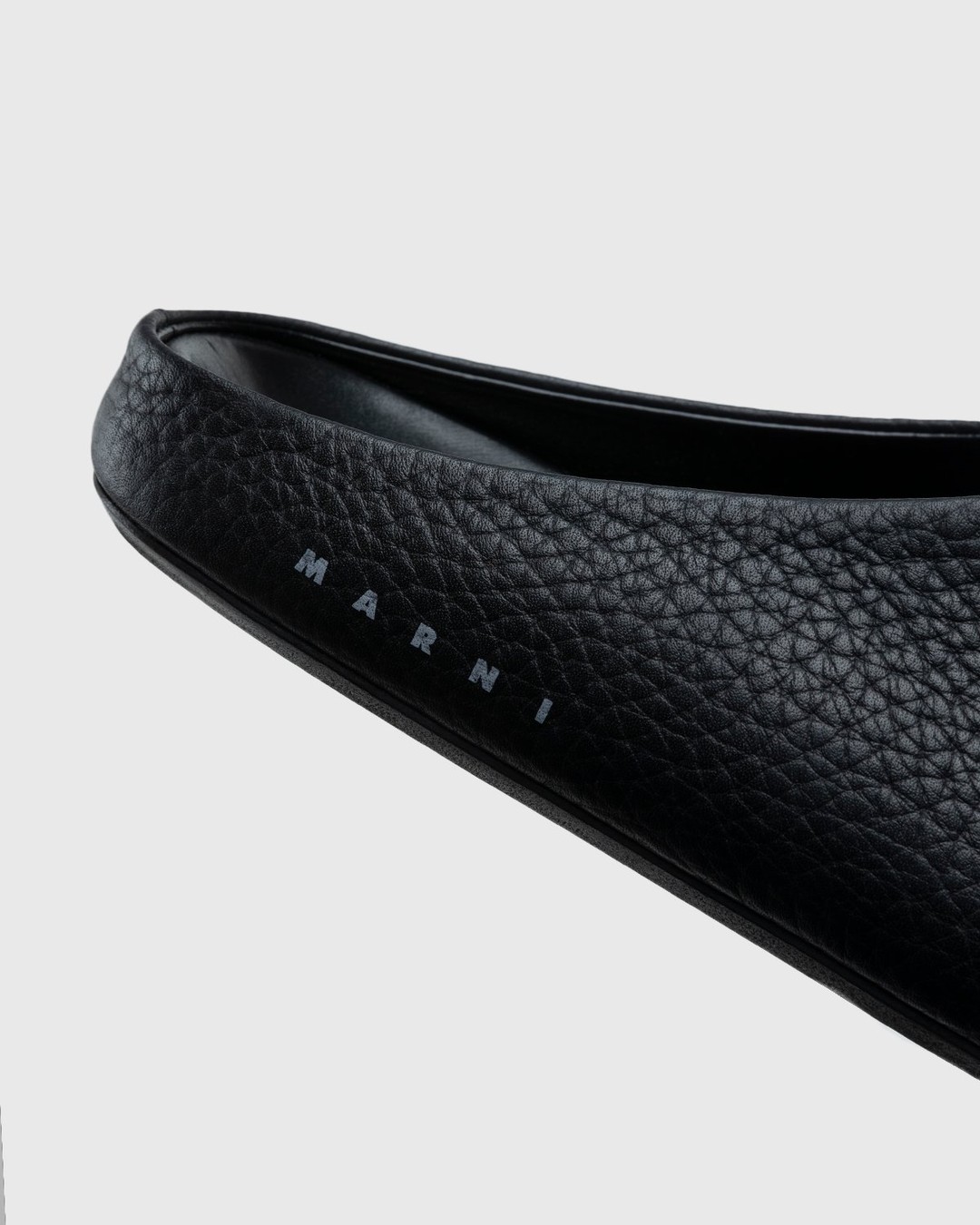 Marni – Calf Leather Mules Black - Sandals & Slides - Black - Image 6