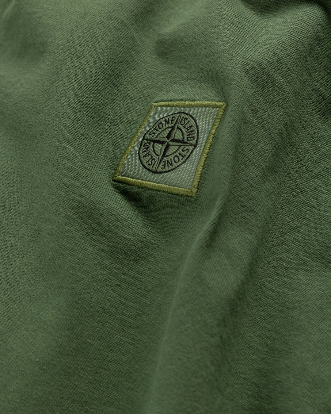 Stone Island – Fissato Longsleeve T-Shirt Olive - Longsleeves - Green - Image 3