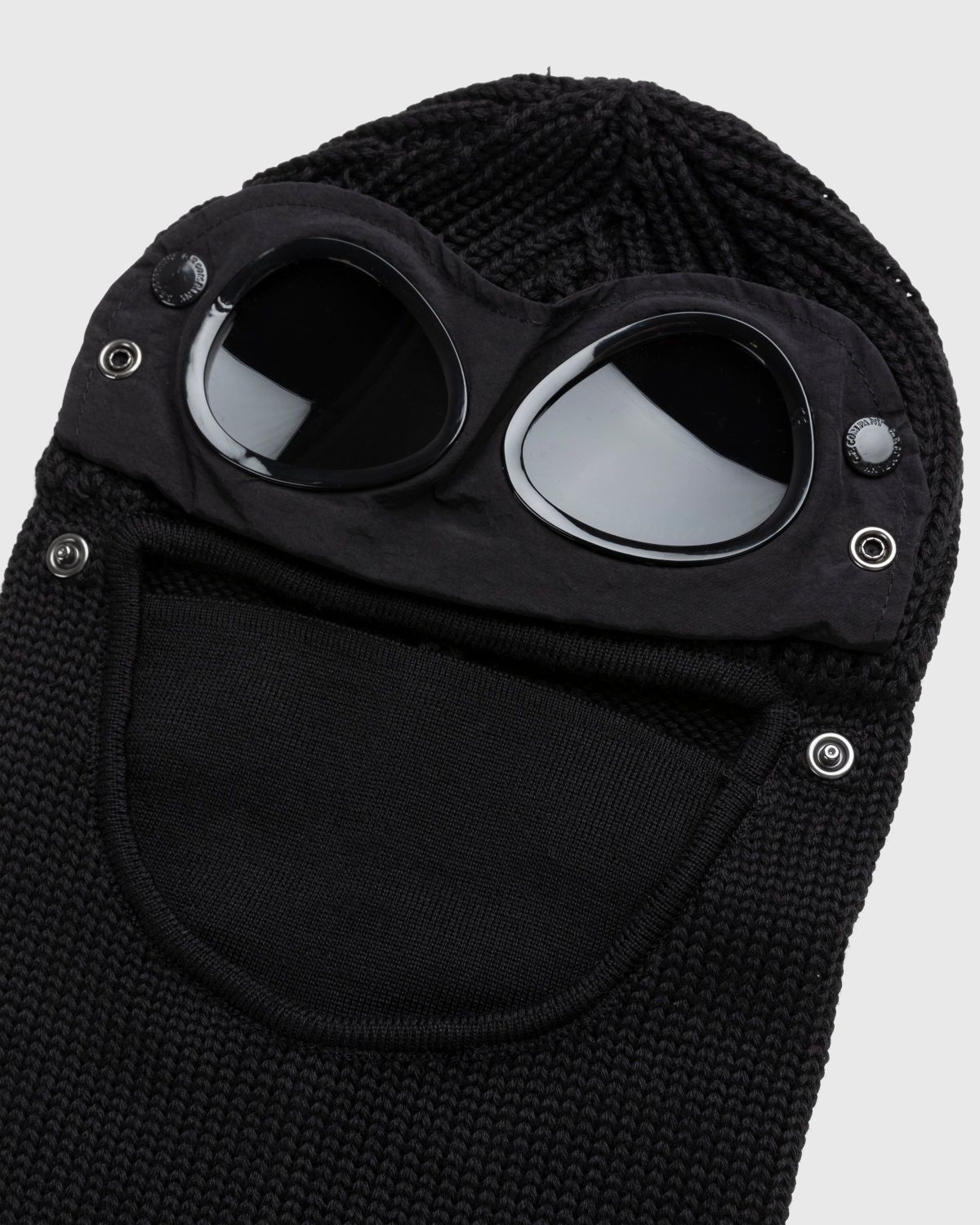 C.P. Company Black Wool Goggle Ski Mask C.P. Company