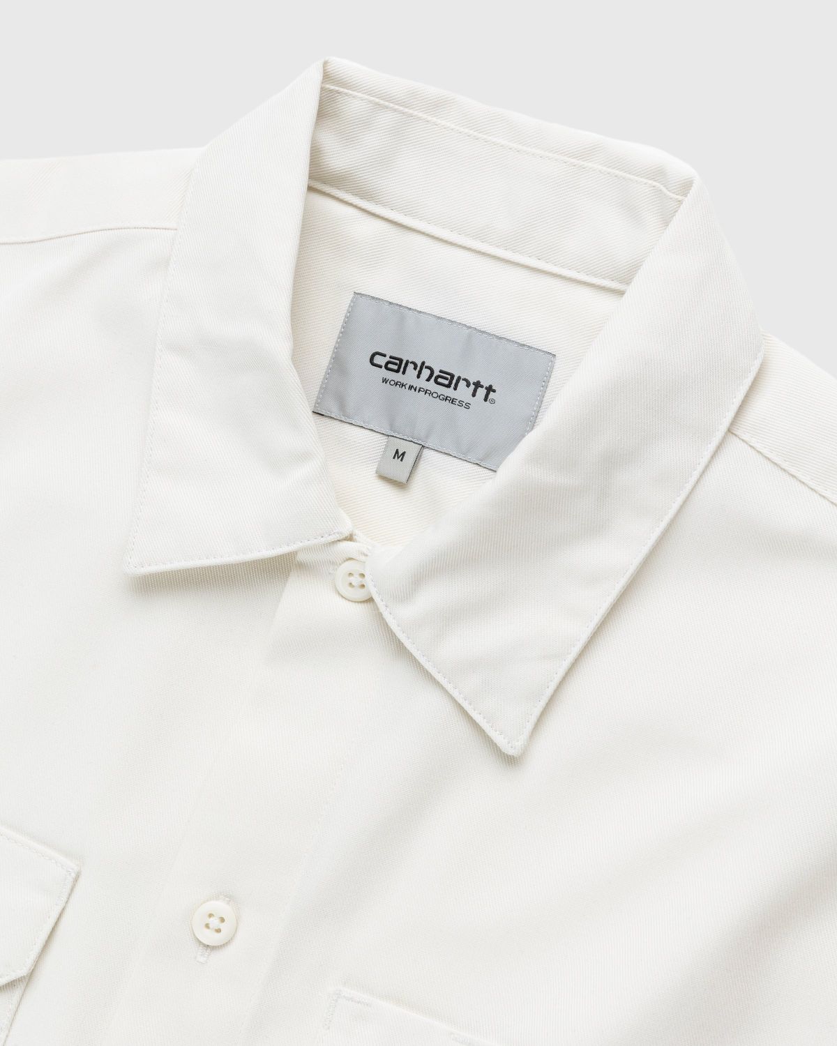 Carhartt WIP – Master Shirt Wax - Shortsleeve Shirts - White - Image 5