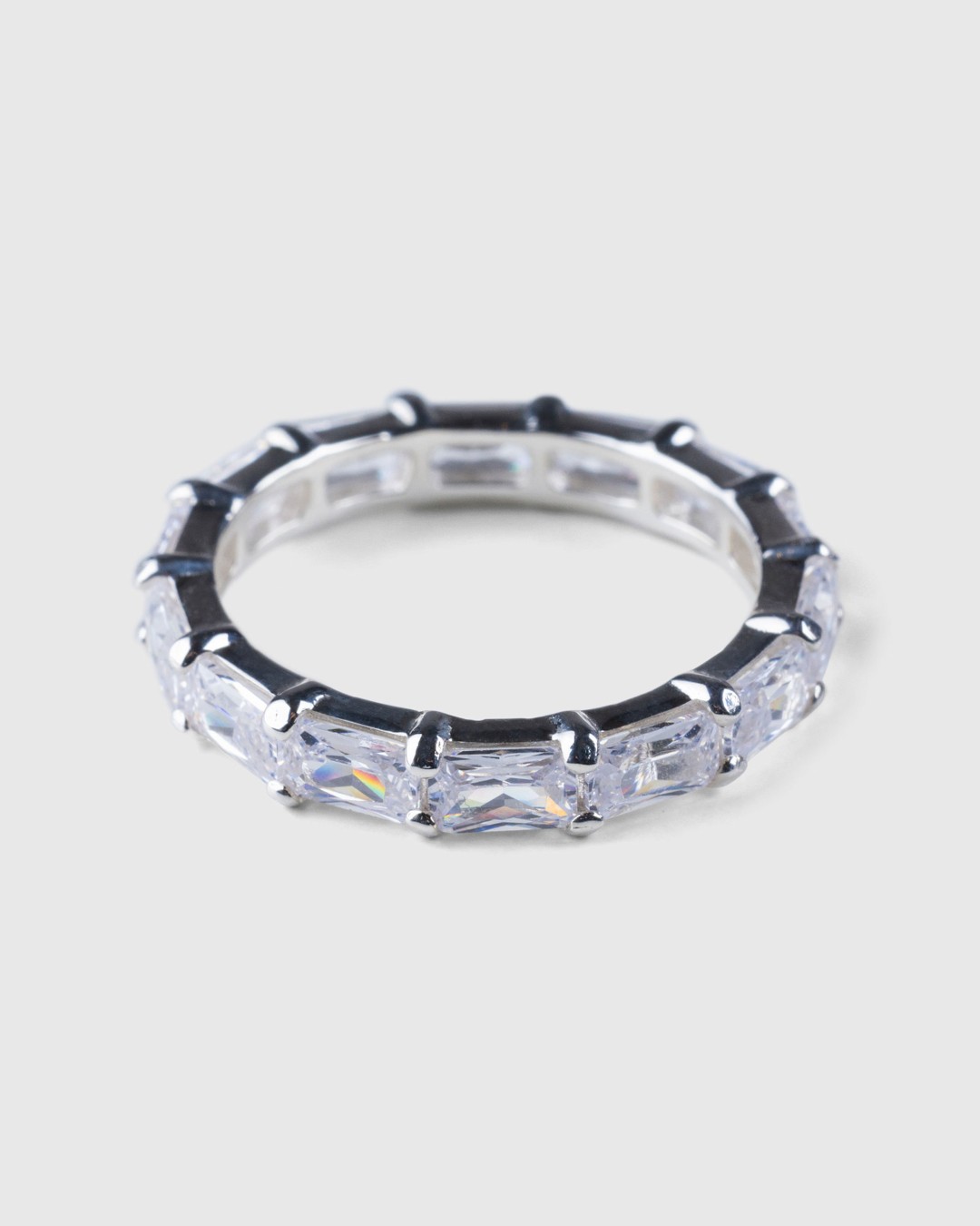 Hatton Labs – Horizon Eternity Ring Silver/White - Jewelry - Multi - Image 3