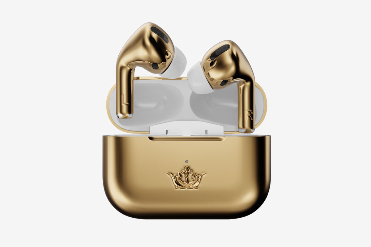 critic sent Specifically These $67,000 AirPods Pro Are Wrapped in 18-Karat Gold