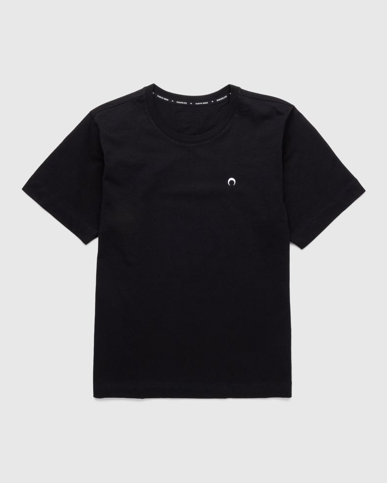 Marine Serre – Organic Cotton Regular T-Shirt Black