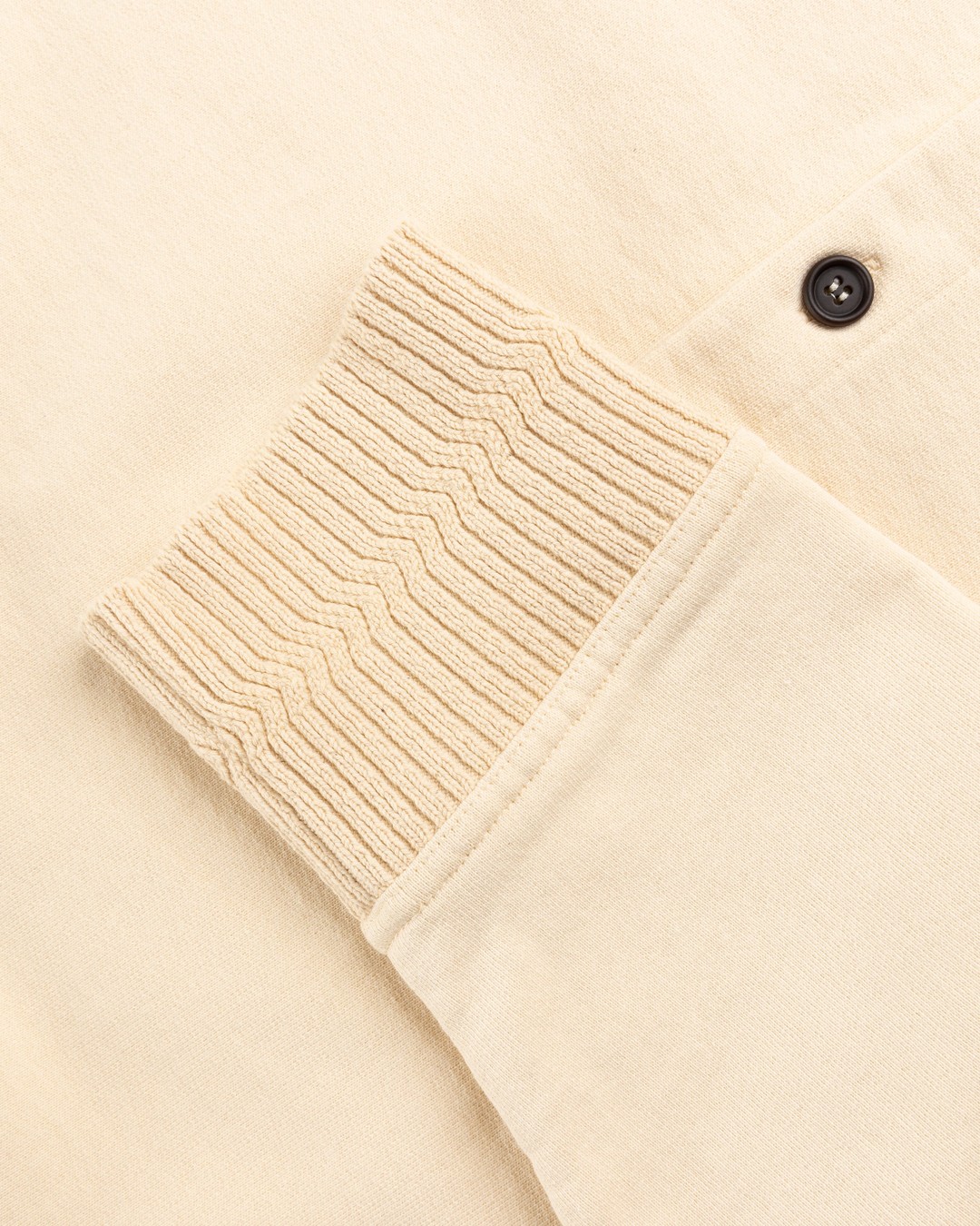 Diomene by Damir Doma – Heavy Jersey Polo Cloud Cream - Shirts - Beige - Image 3