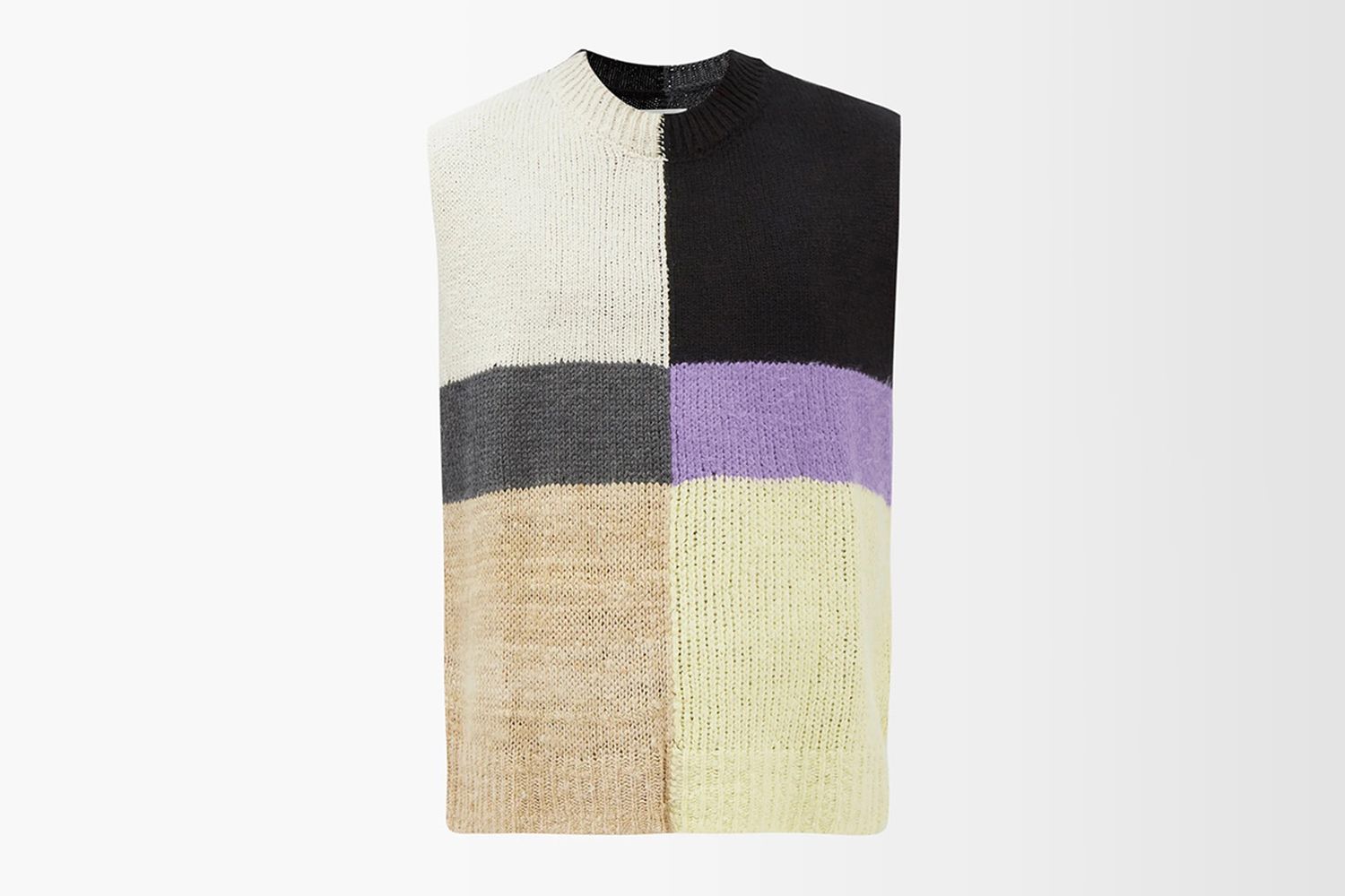 Knitted Sleeveless Vest
