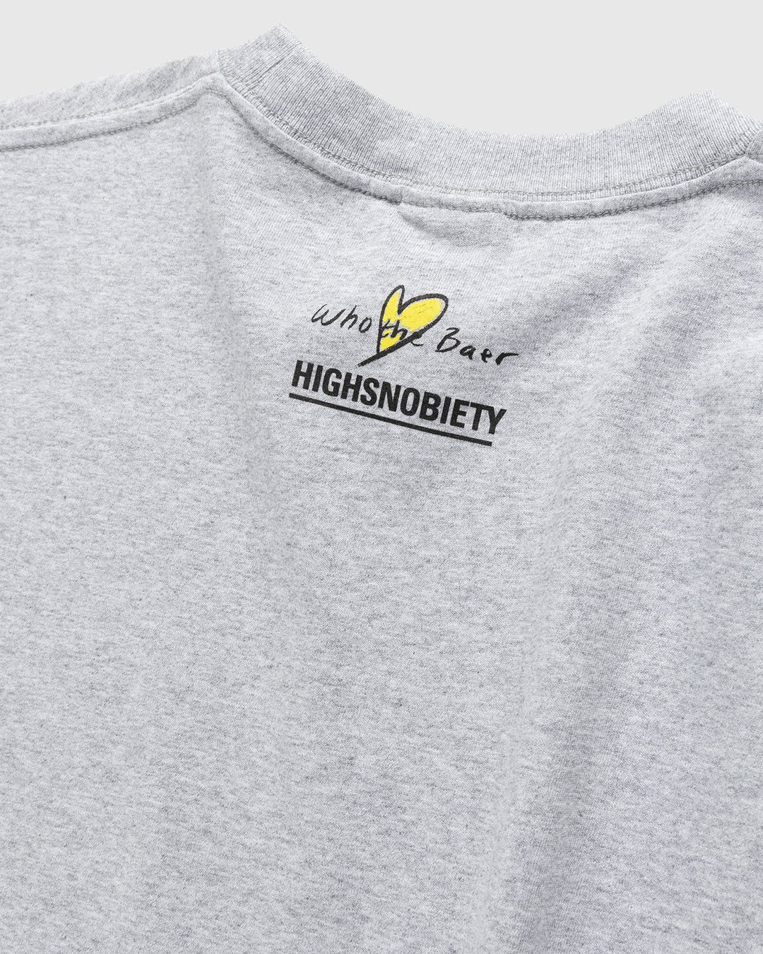 Simon Fujiwara x Highsnobiety – Who The Baer T-Shirt Grey - T-Shirts - Grey - Image 3