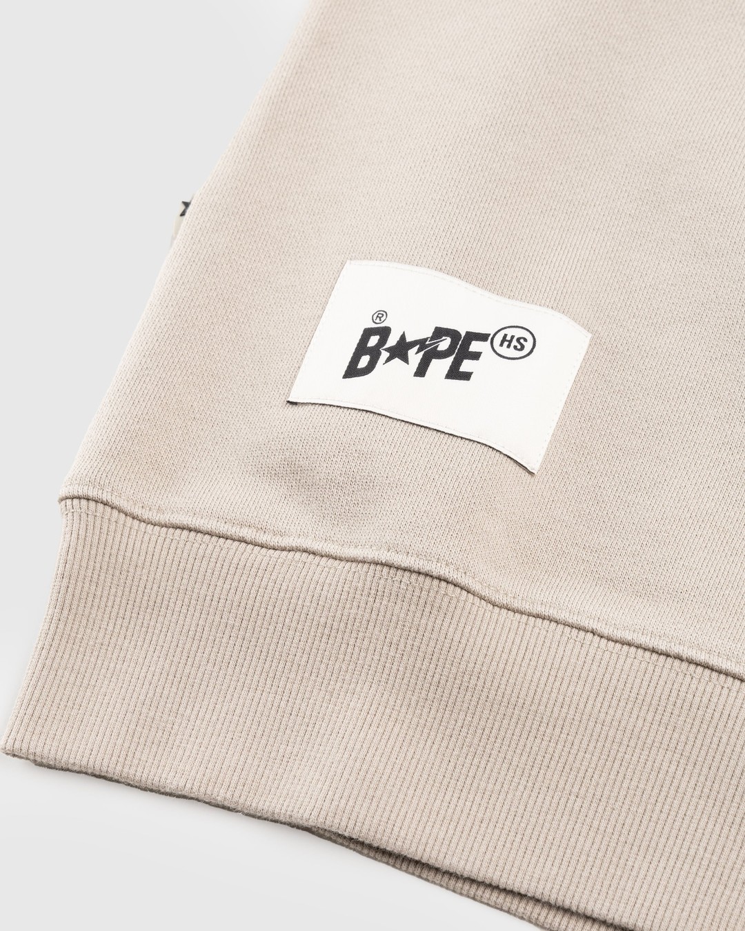 BAPE x Highsnobiety – Heavy Washed Crewneck Beige - Sweats - Beige - Image 6