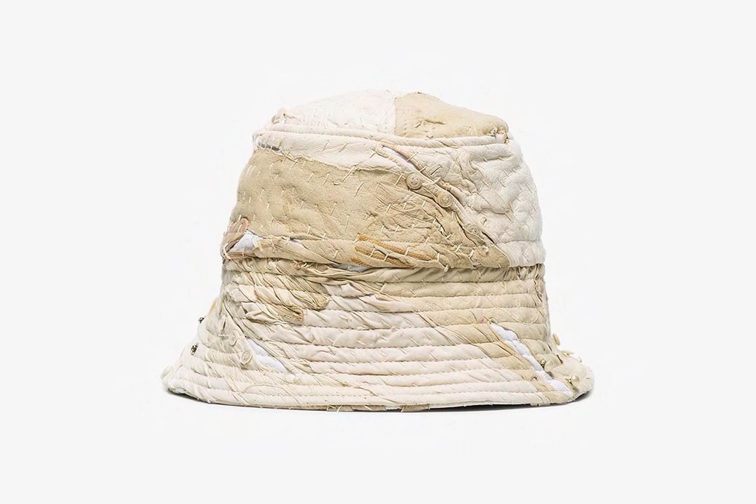 19th Century Leather Bucket Hat