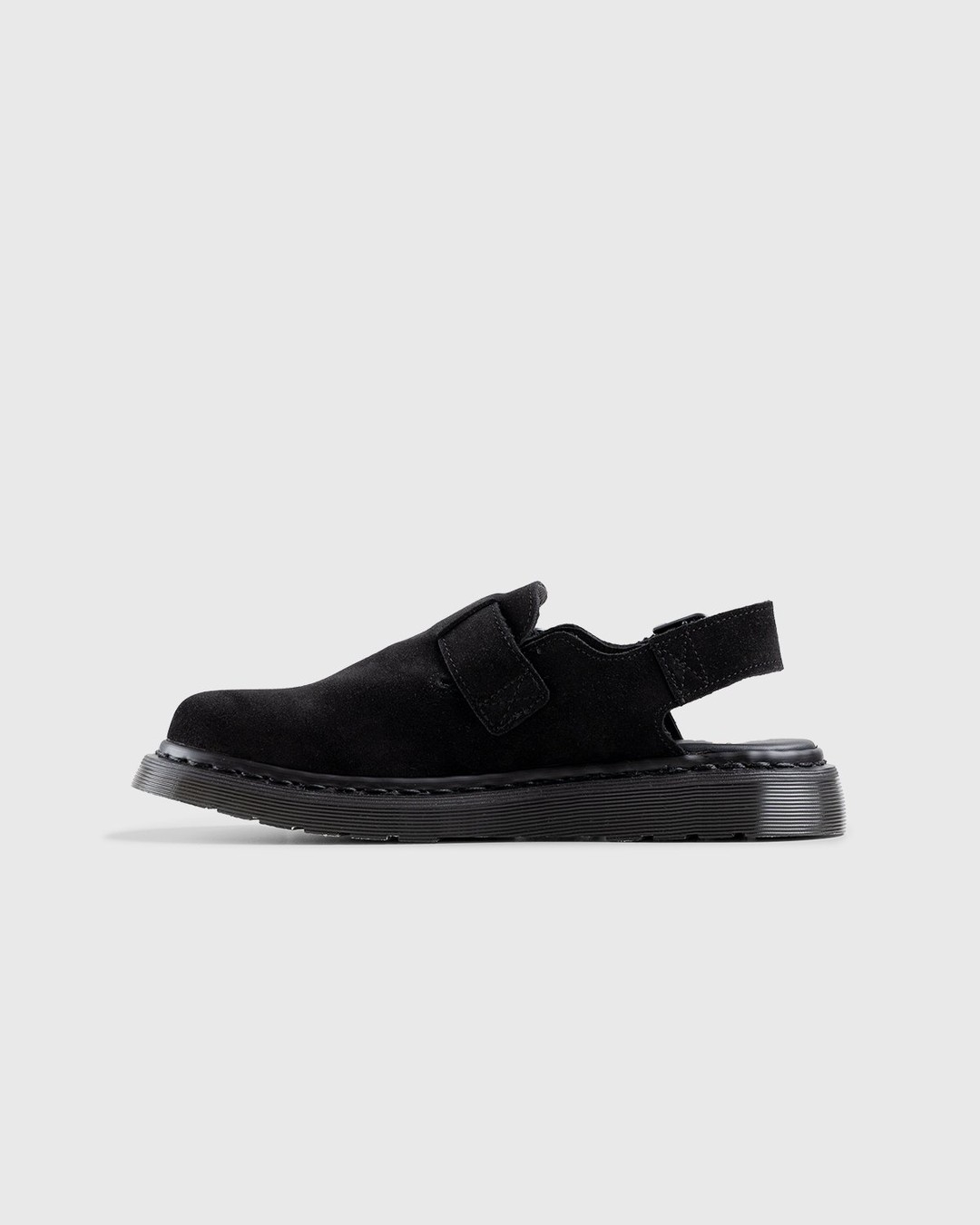 Dr. Martens – Jorge Black Repello Calf Suede - Sandals & Slides - Black - Image 2