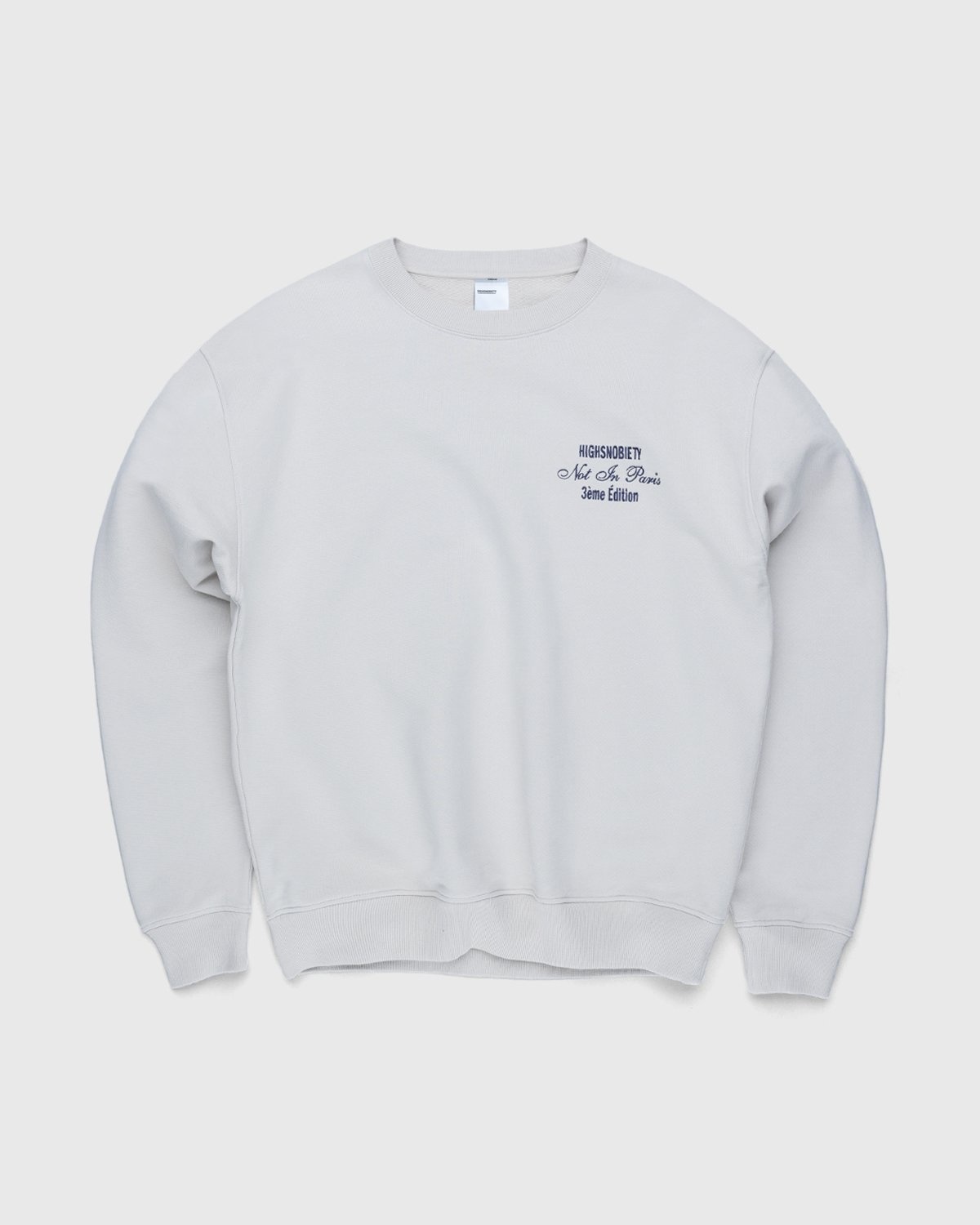 Highsnobiety – Not In Paris 3 Tour Eiffel Crewneck Natural - Sweats - Grey - Image 2