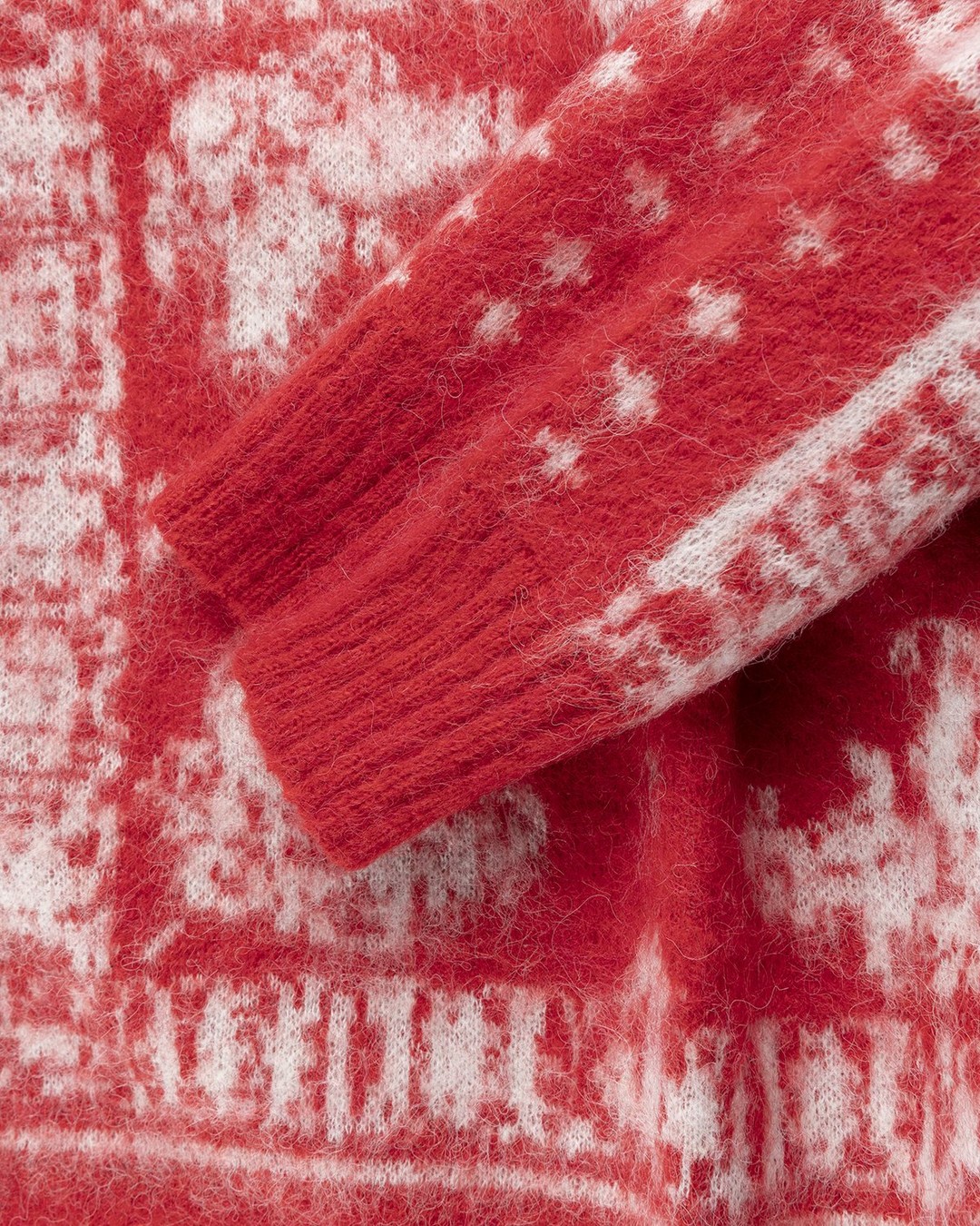 Highsnobiety – Bandana Alpaca Sweater Red - Knitwear - Red - Image 5
