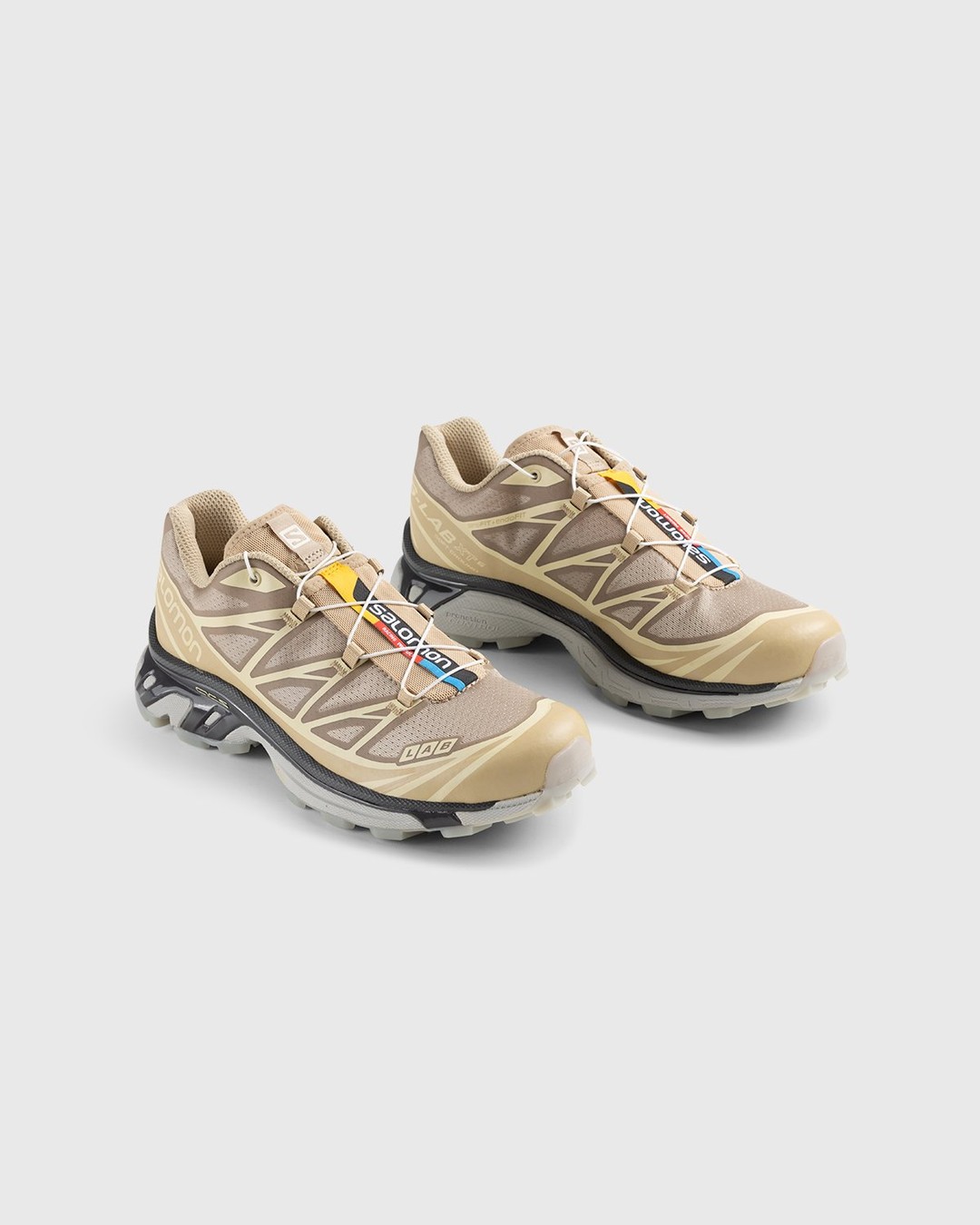 Salomon – XT-6 CLEAR Safari/Magnet/Vanila - Sneakers - Beige - Image 3