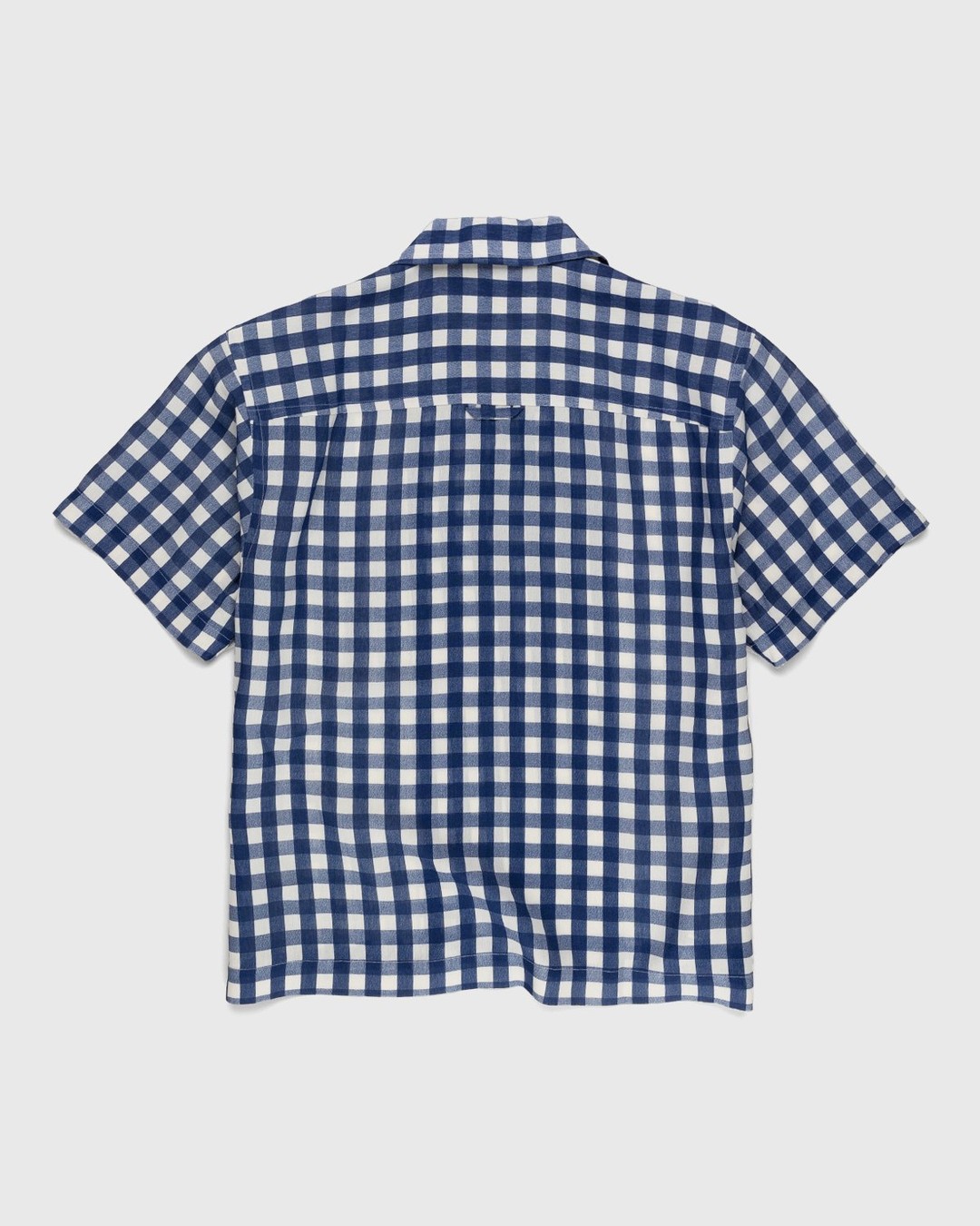 JACQUEMUS – La Chemise Jean Navy Checks - Shirts - Blue - Image 2