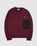Nike ACG – Allover Print Crew Sweater Burgundy - Sweatshirts - Red - Image 1