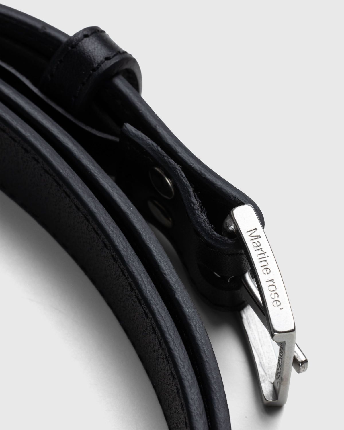 Martine Rose – Sex Letter Belt Black - Belts - Green - Image 3