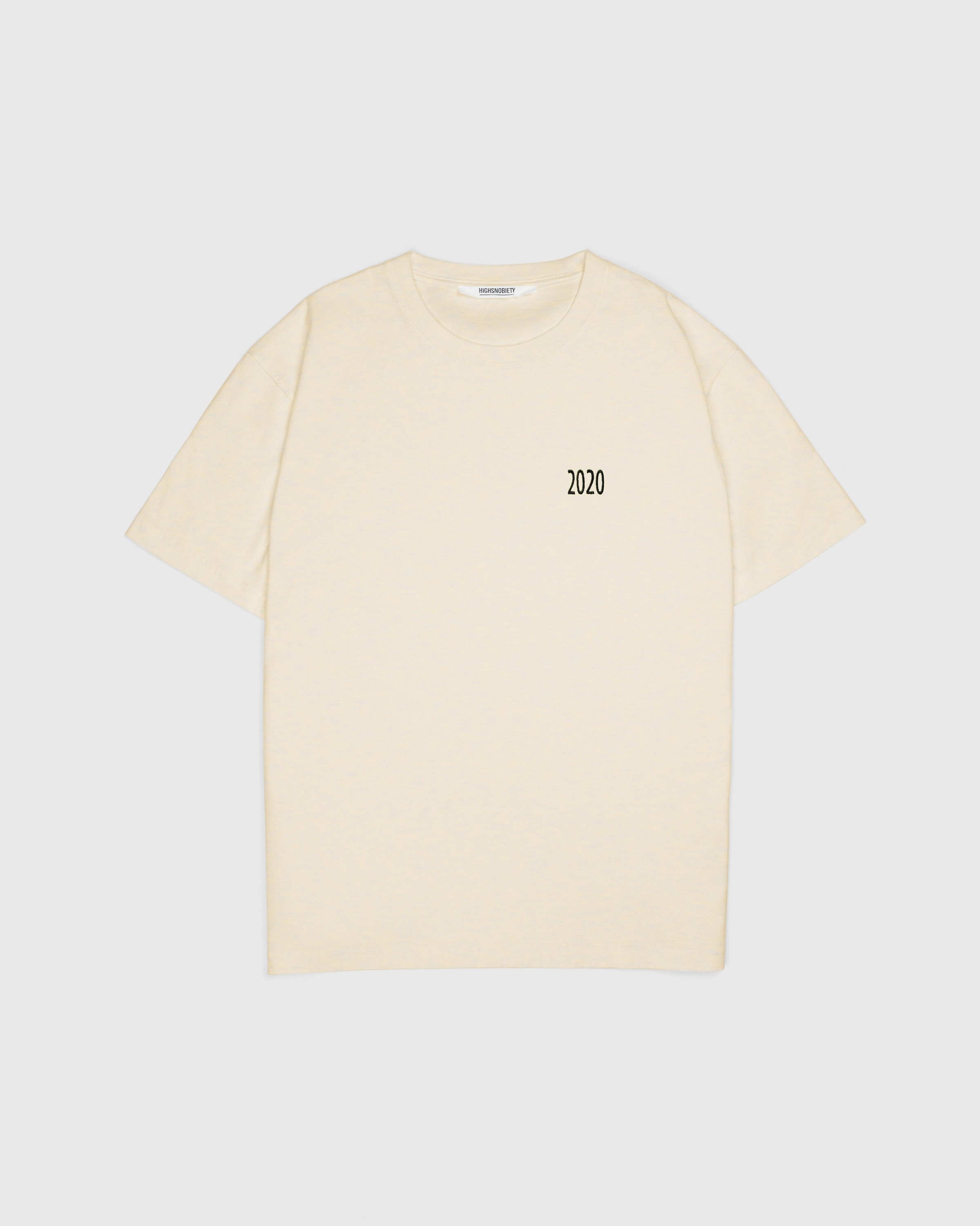 Highsnobiety – This Never Happened 2020 T-Shirt Eggshell - T-shirts - Beige - Image 2