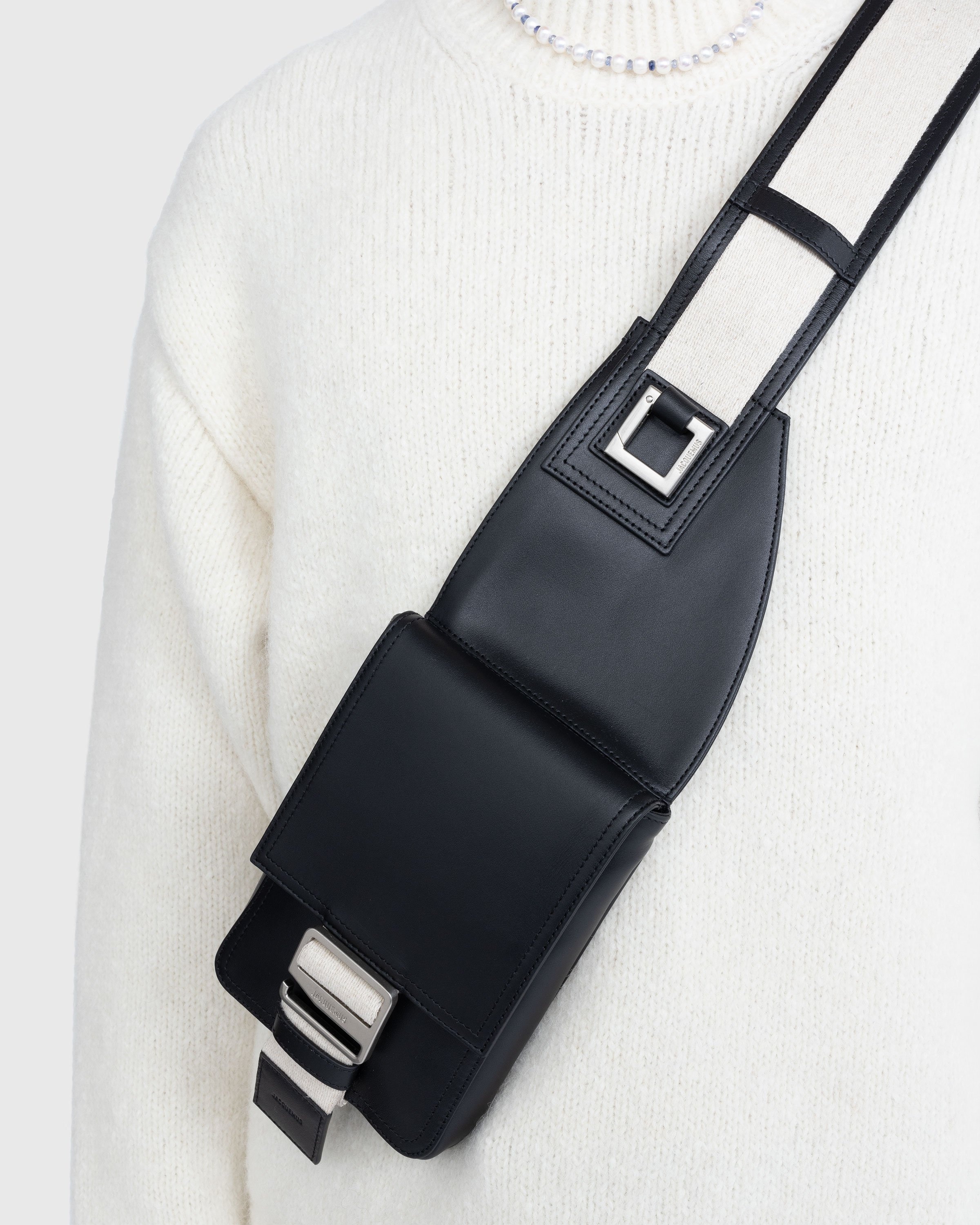 JACQUEMUS – La Banane Cuerda Black - Bags - BLACK - Image 3