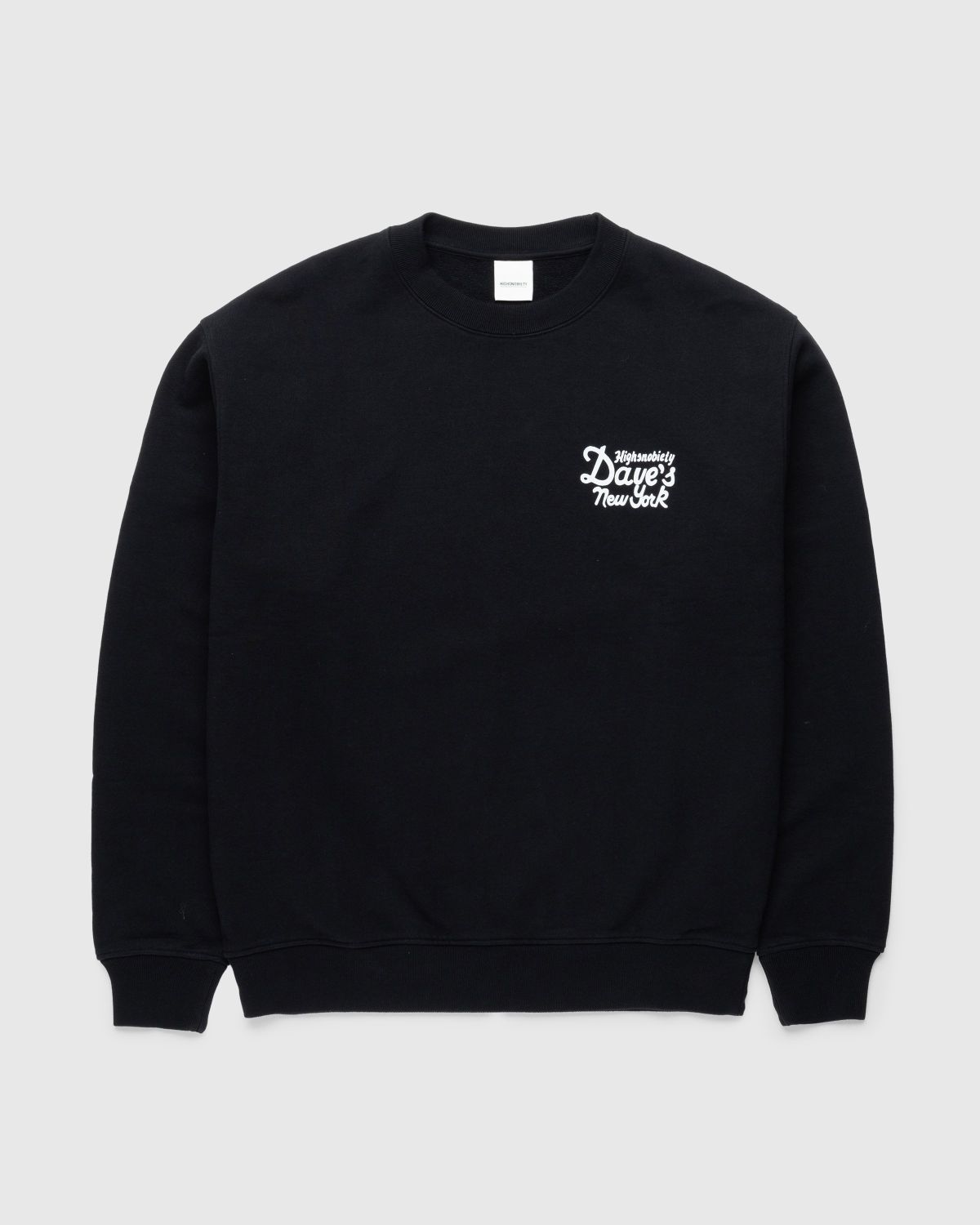 Dave's New York x Highsnobiety – Crewneck Black  - Sweats - Black - Image 2