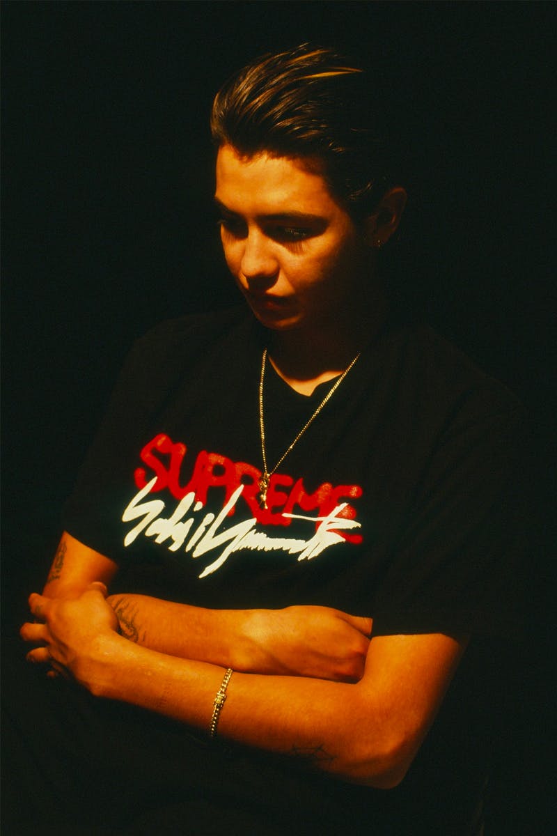 豊富な人気SALE Supreme Yohji Yamamoto Logo Tee Lの通販 by ...