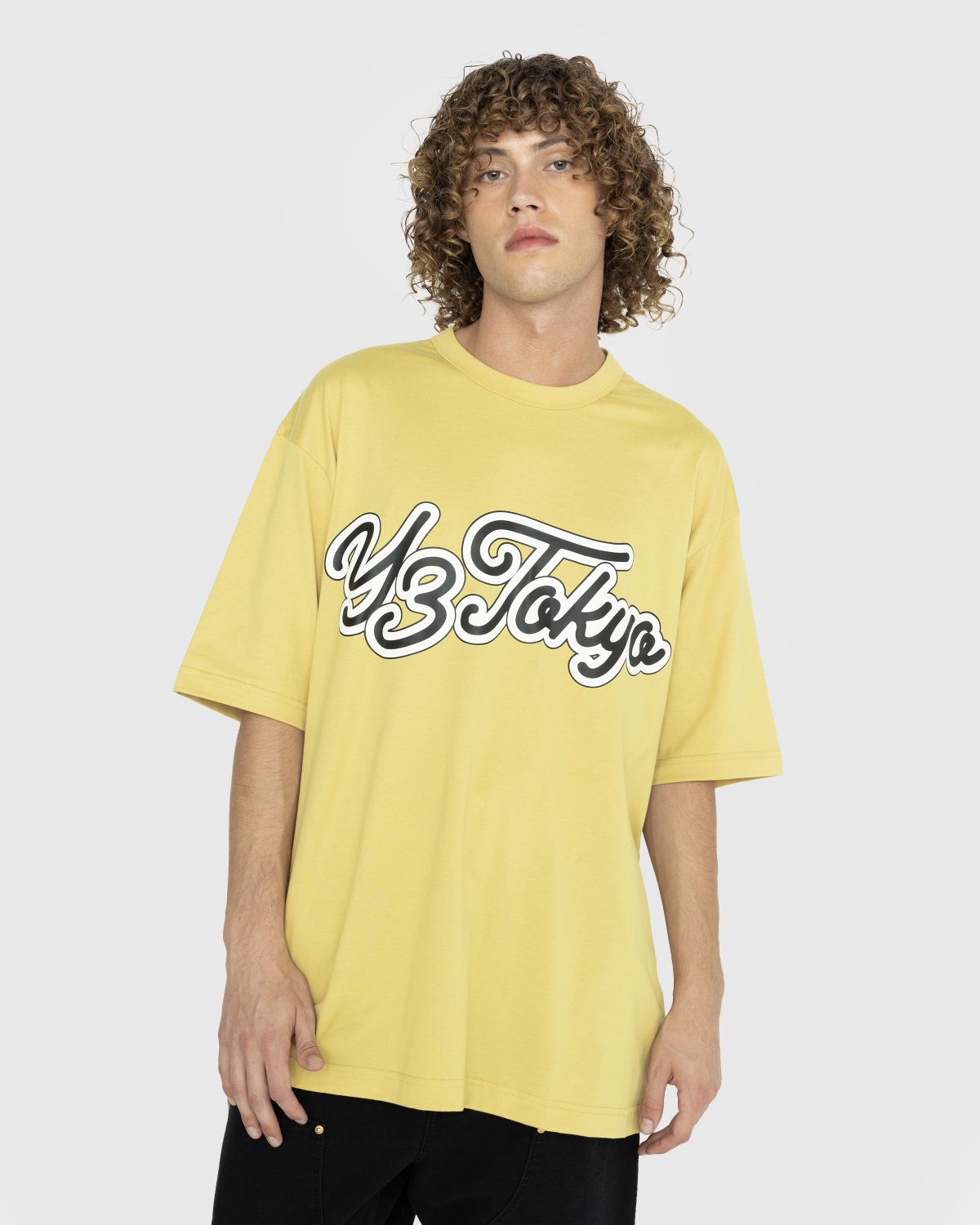 Fear of God Essentials Boxy Graphic T-Shirt Yellow - FW18 - US