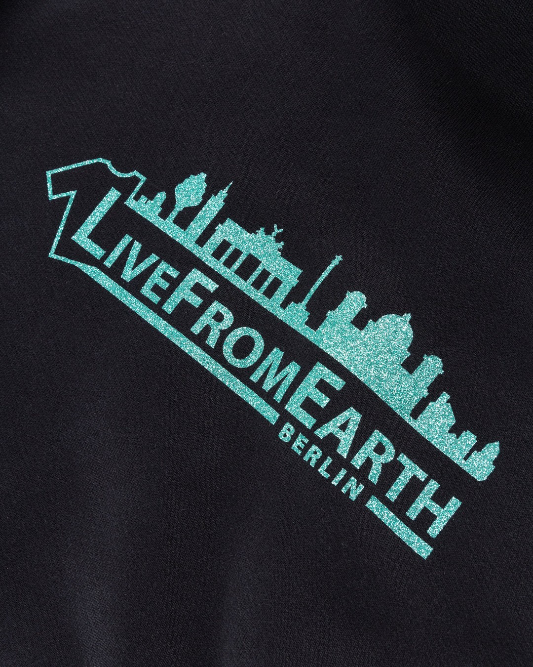 Live From Earth x Highsnobiety – BERLIN, BERLIN 3 Logo Hoodie Black - Sweats - Black - Image 7