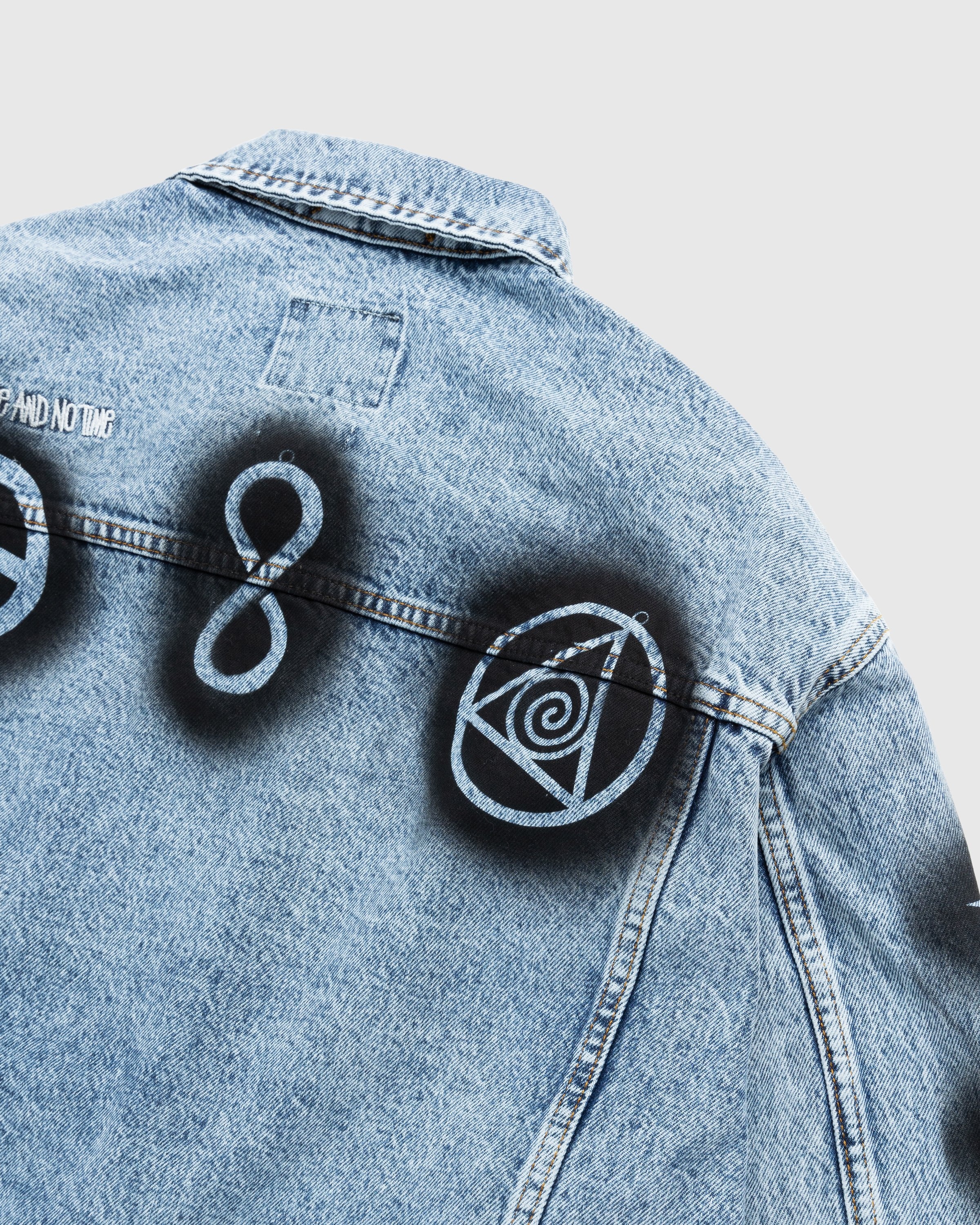Stüssy x Dries van Noten – Stencil Denim Jacket - Outerwear - Black - Image 4