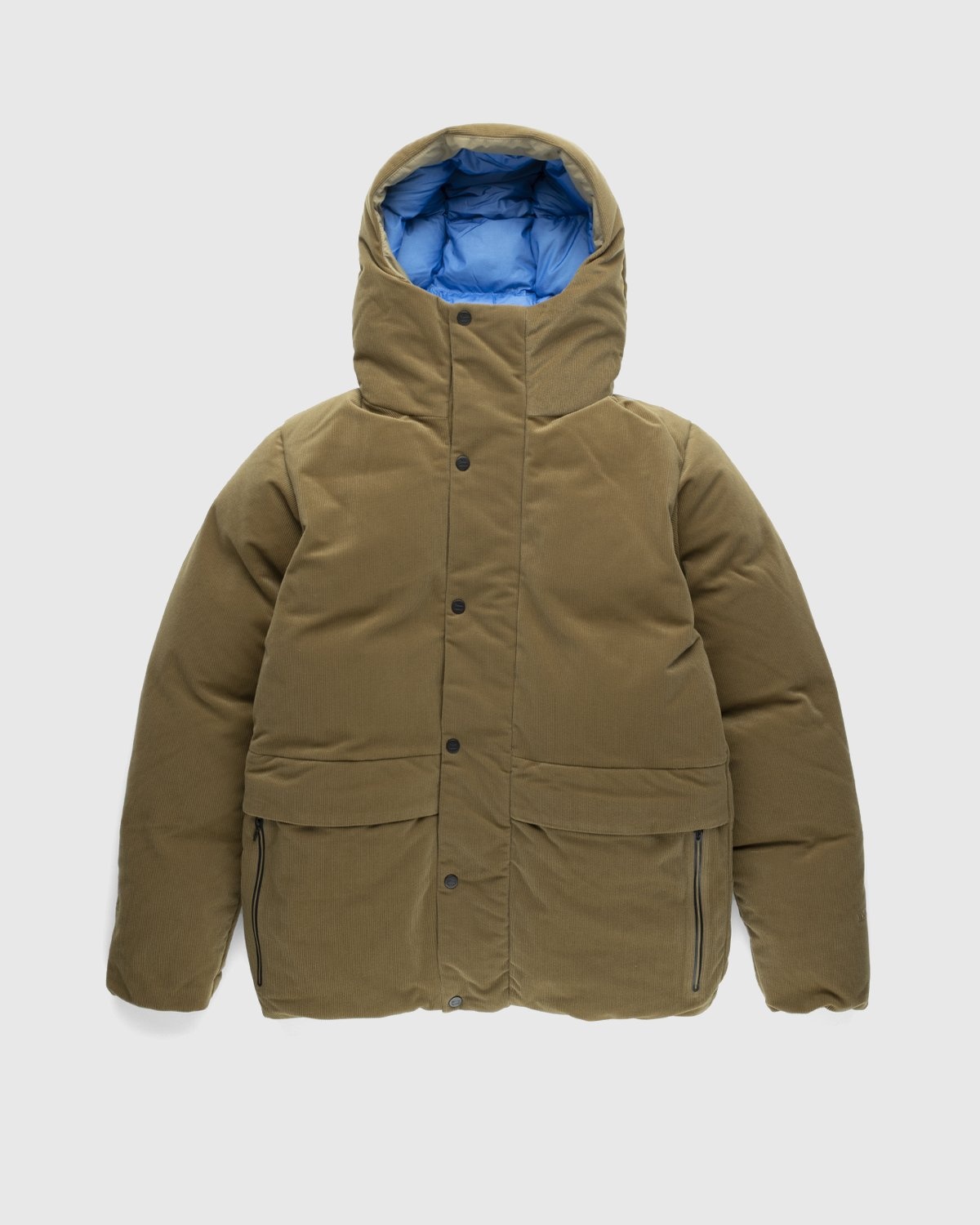 Corduroy down jacket hot sale