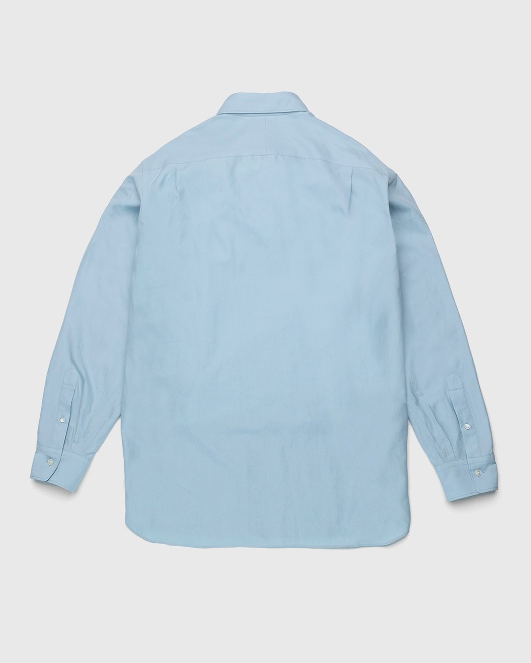 Auralee – Twill Shirt Blue - Shirts - Blue - Image 2
