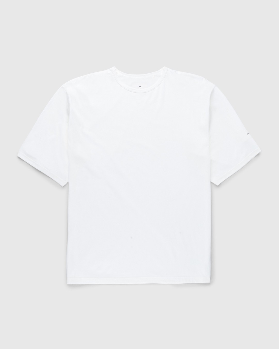 Y-3 – Boxy Cotton T-Shirt Off White - Tops - White - Image 1