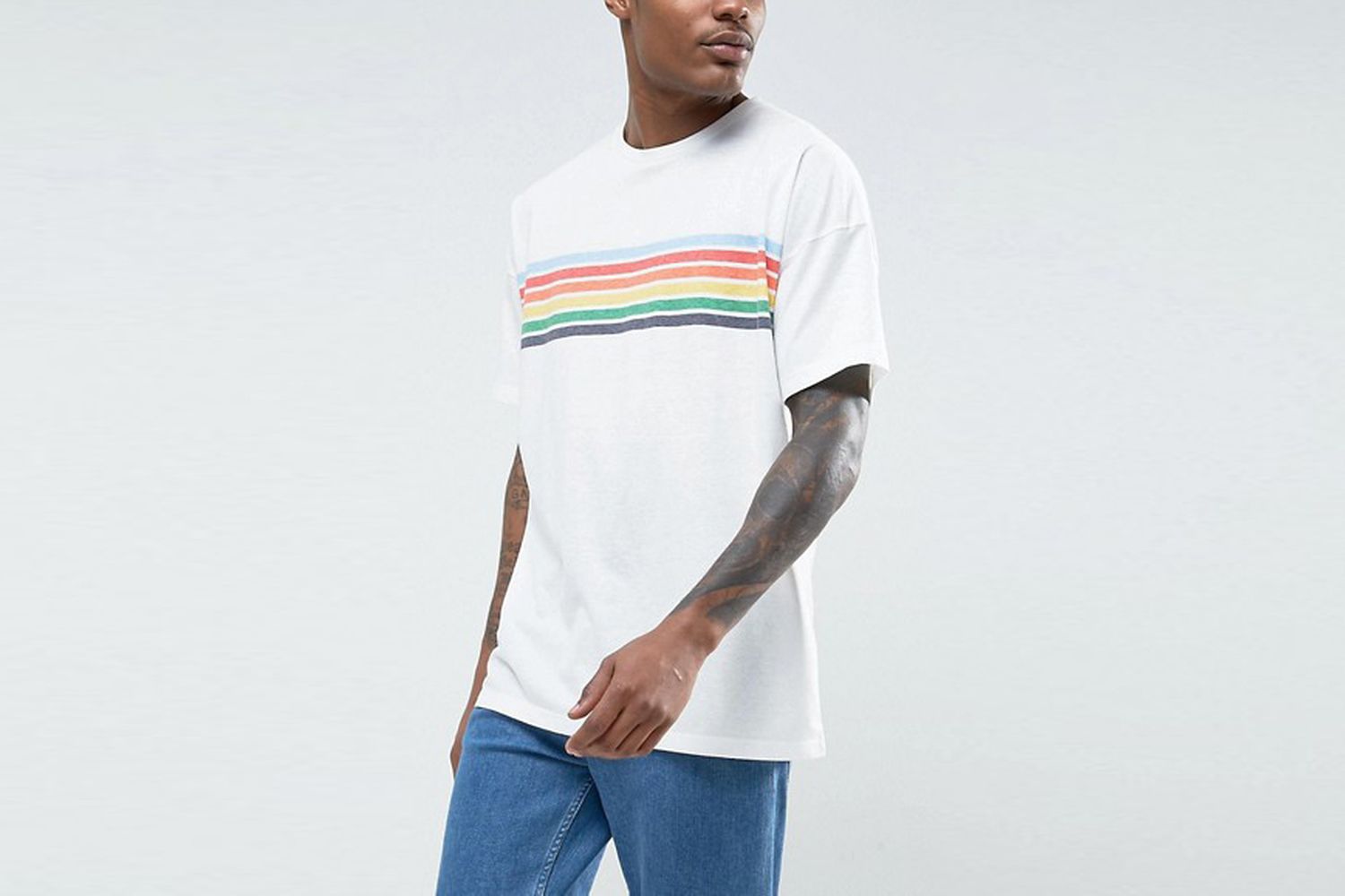 Oversized Rainbow T-Shirt