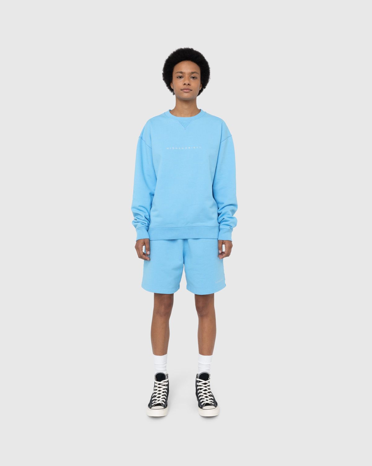 Highsnobiety – Staples Crew Sky Blue - Sweats - Blue - Image 6