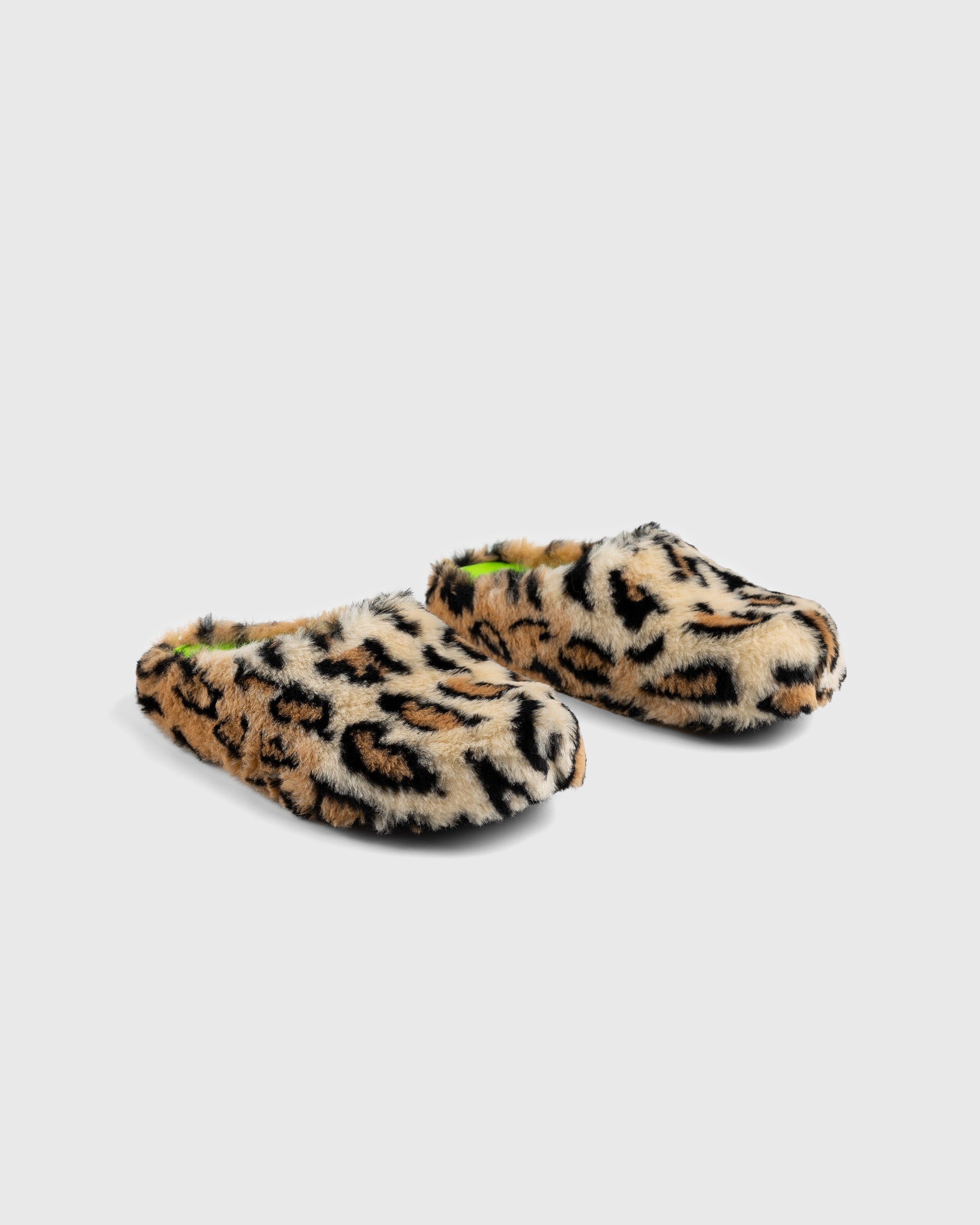 Marni – Leopard Mule Sabot - Mules - Brown - Image 3