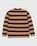Highsnobiety – Stripe Longsleeve Jersey Sand Stone - Longsleeves - Brown - Image 2