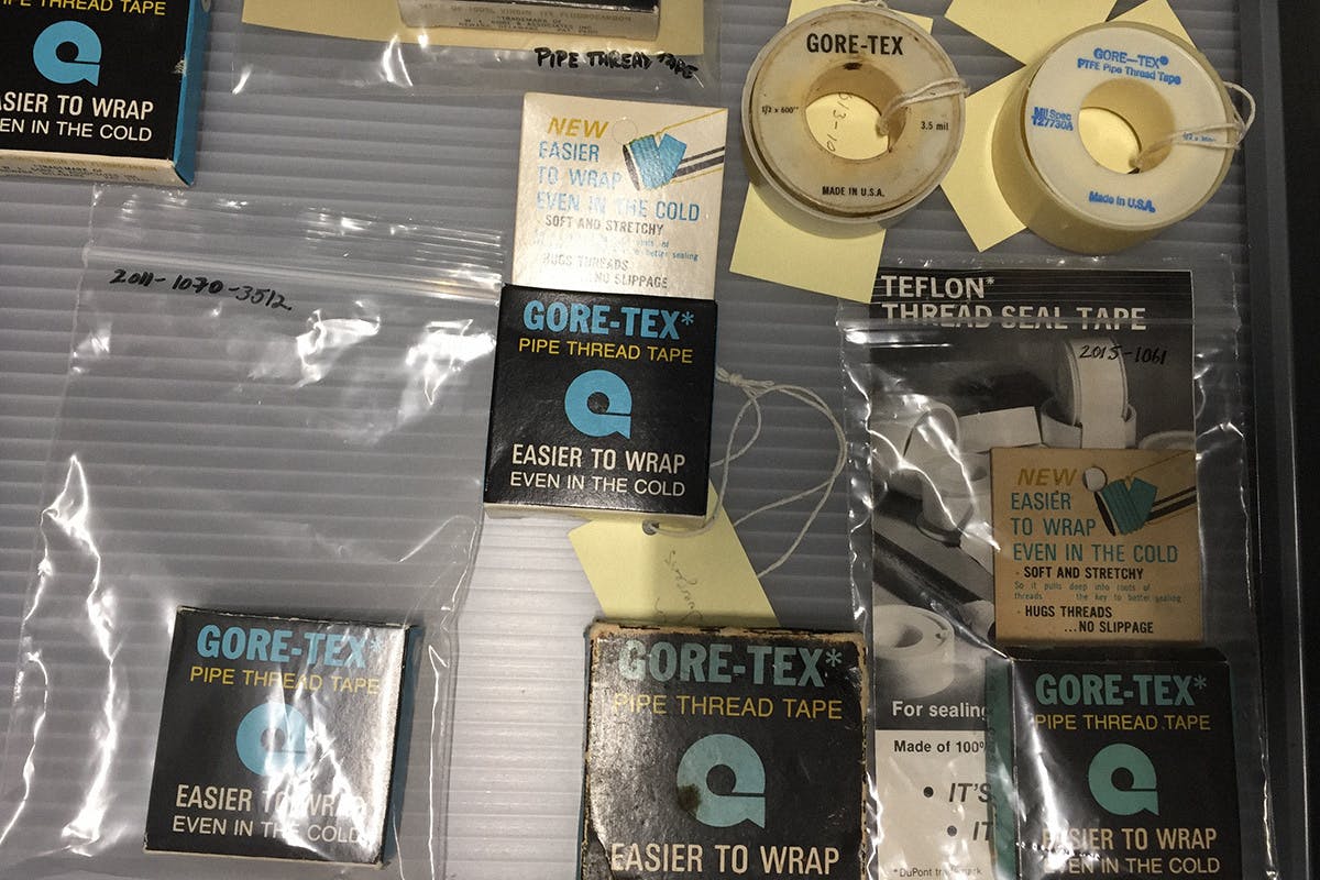 Tape, shot by Haas at the W. L. Gore US archive
