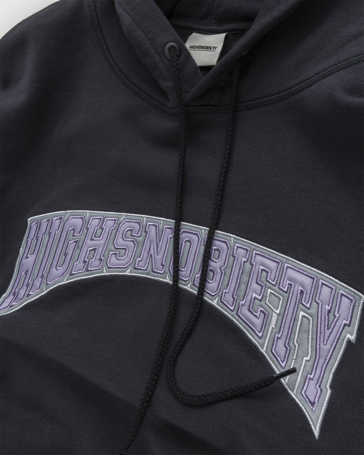 Highsnobiety – Collegiate Hoodie Black - Sweats - Black - Image 3