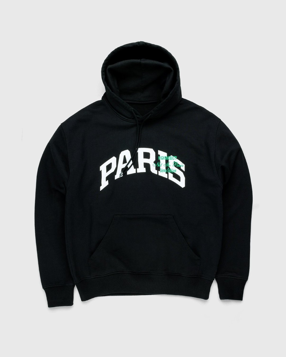 Highsnobiety – Not in Paris 3 Logo Hoodie Black - Sweats - Black - Image 1