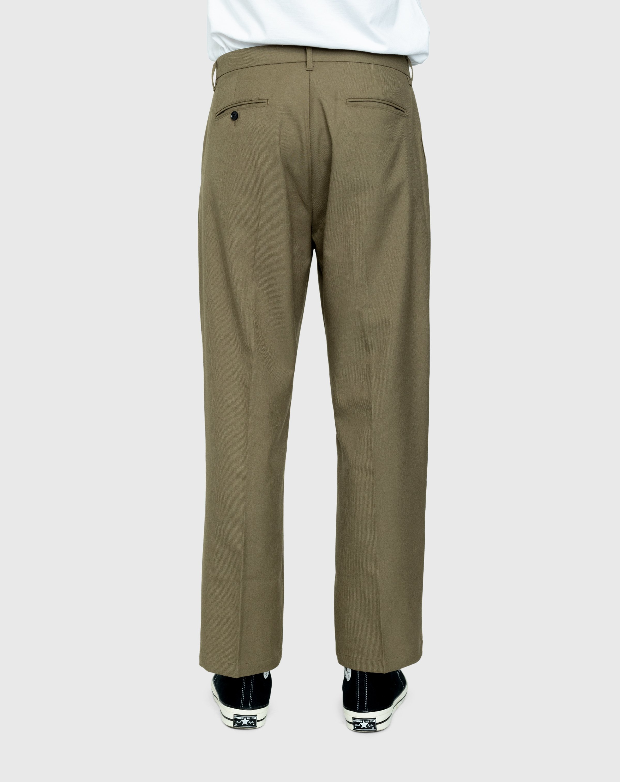 Highsnobiety – Heavy Wool Dress Pants Light Brown - Pants - Brown - Image 3