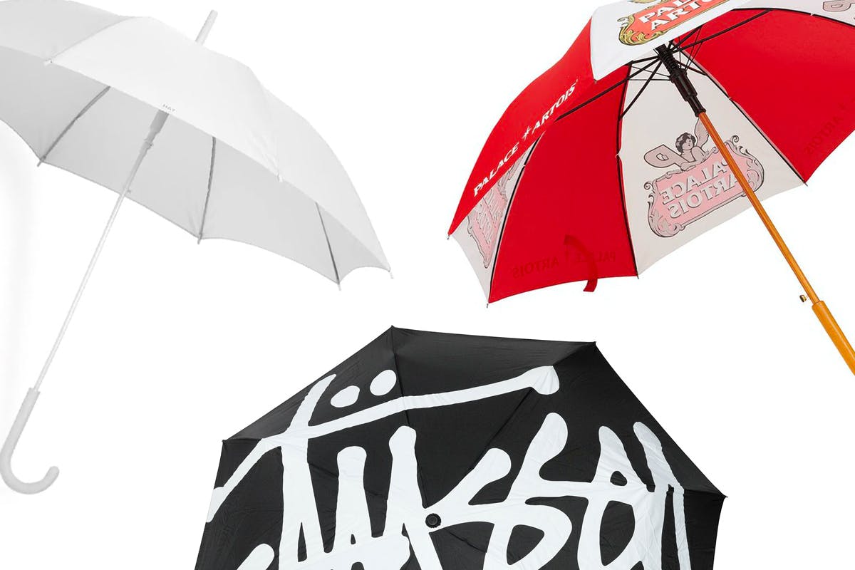 59％以上節約 最終値下げ stussy ステューシー BIG LOGO UMBRELLA 傘 