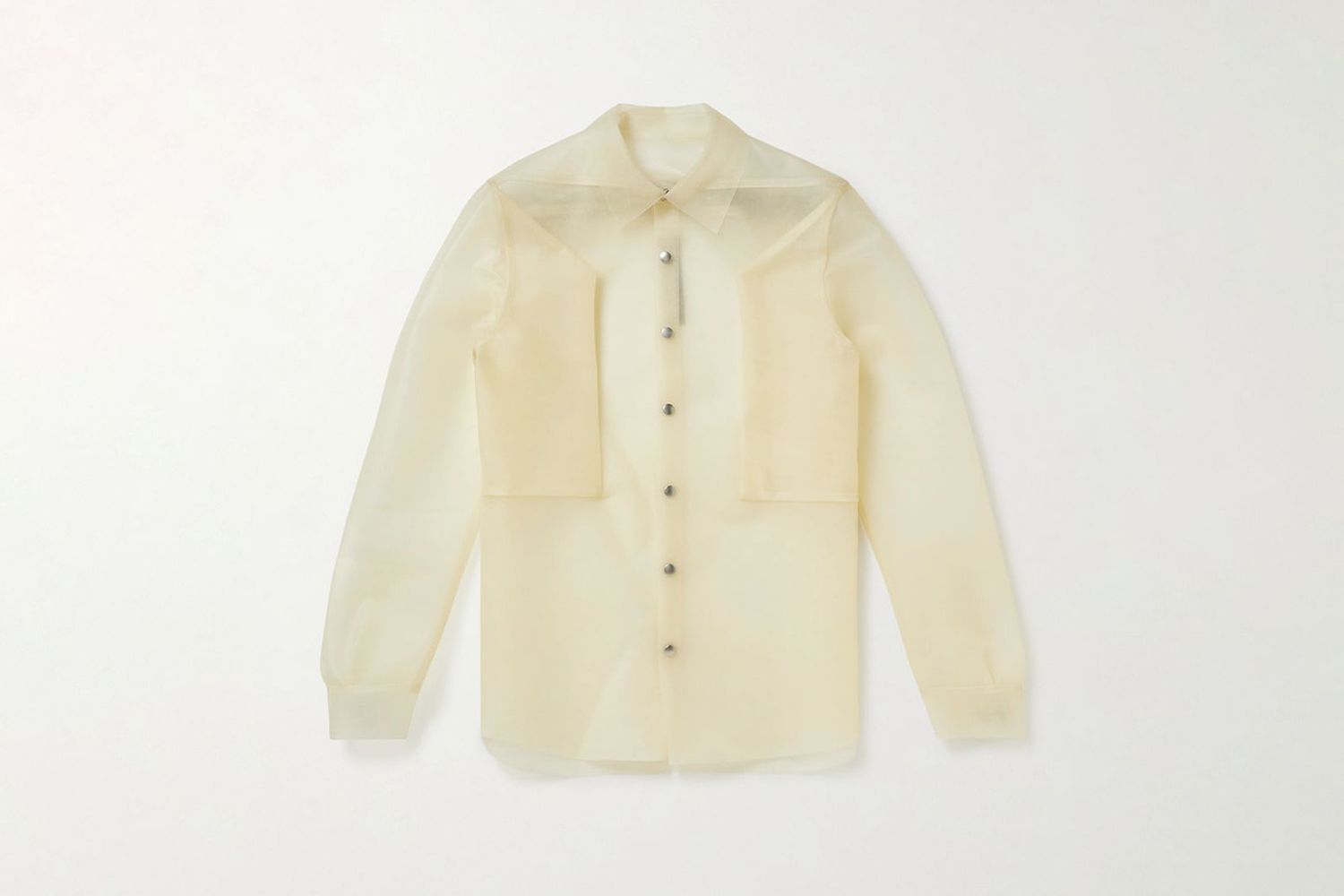 Transparent Leather Overshirt