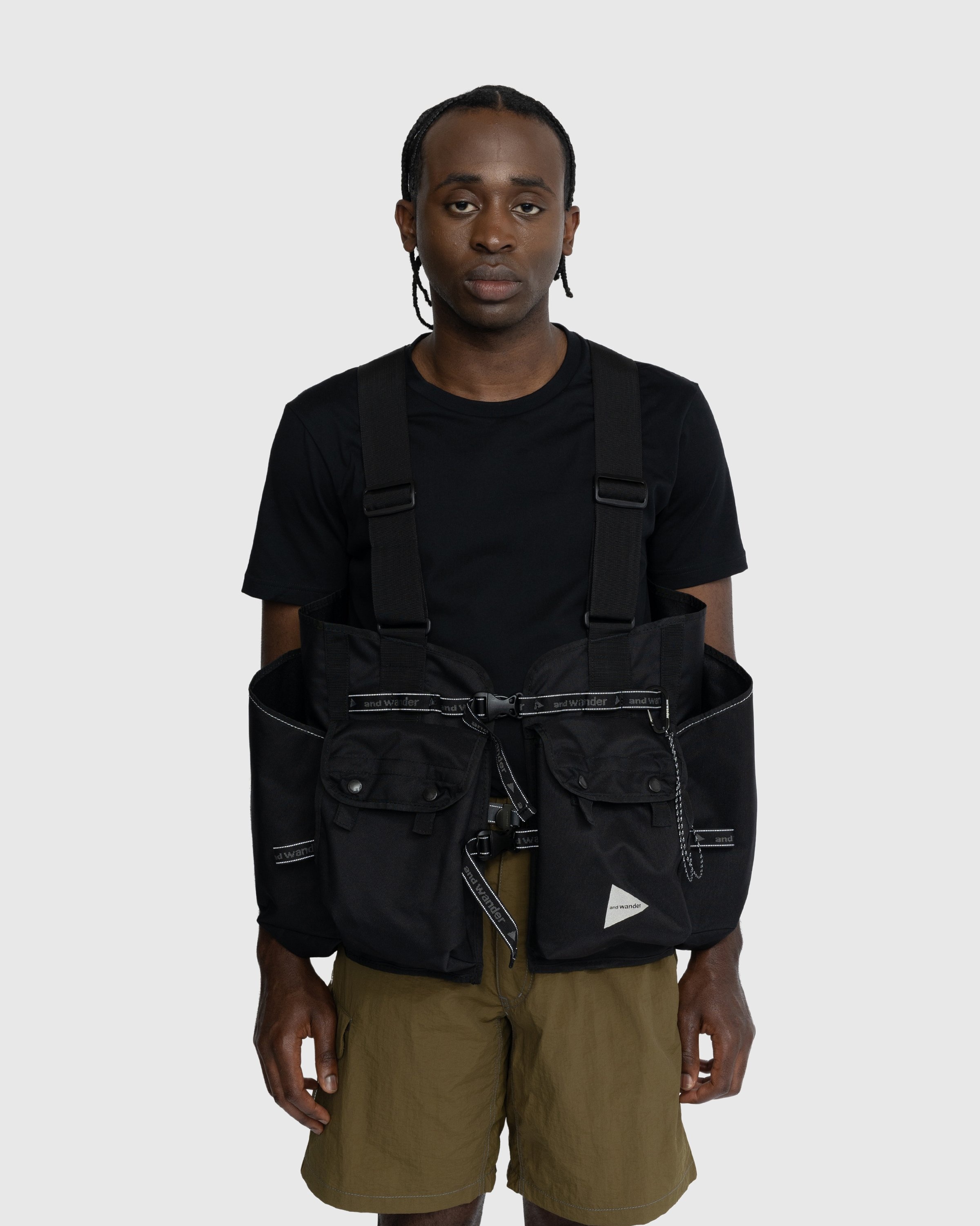 And Wander – Field Vest Black - Outerwear - Black - Image 2