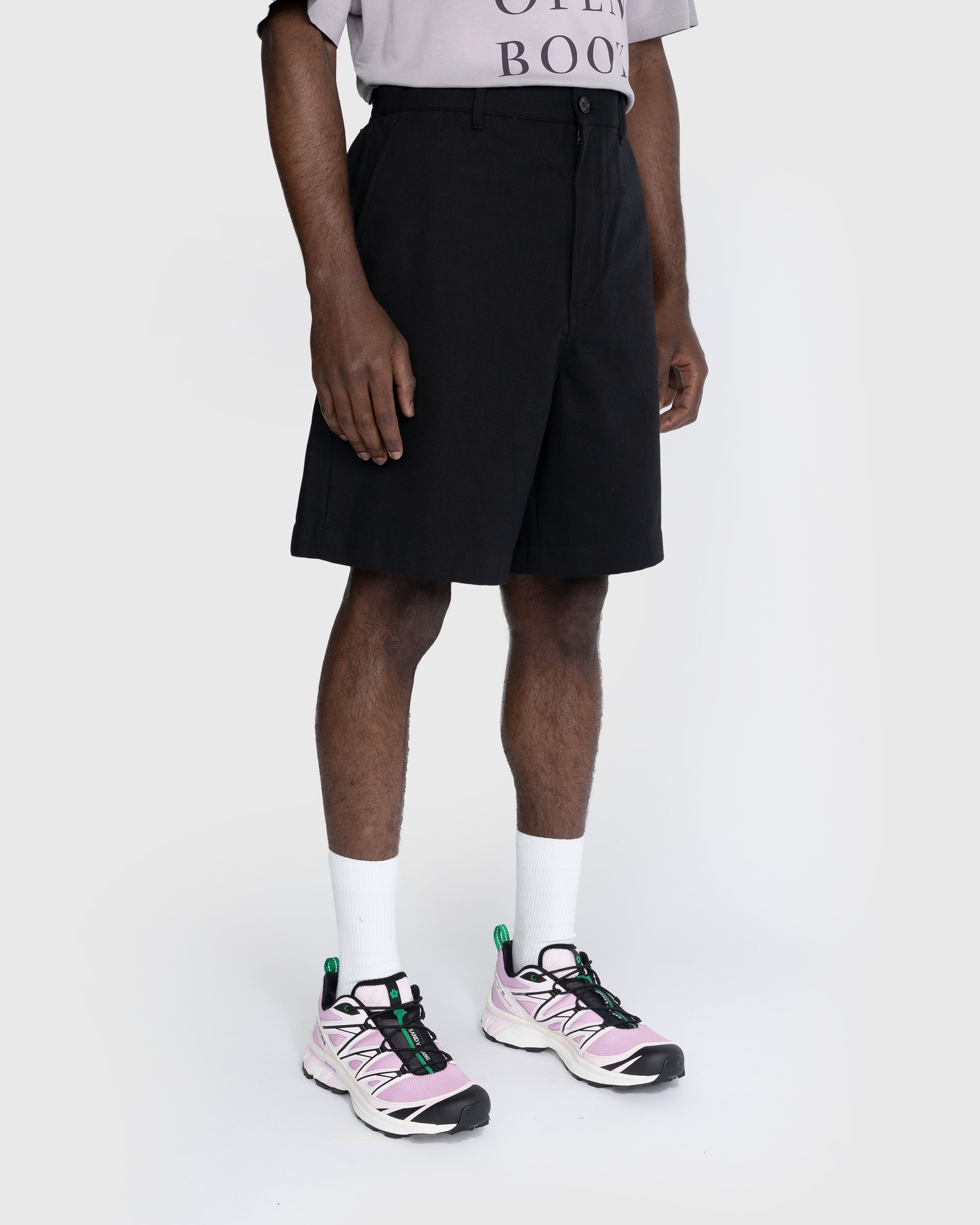 Acne Studios – Regular Fit Shorts Black - Shorts - Black - Image 4
