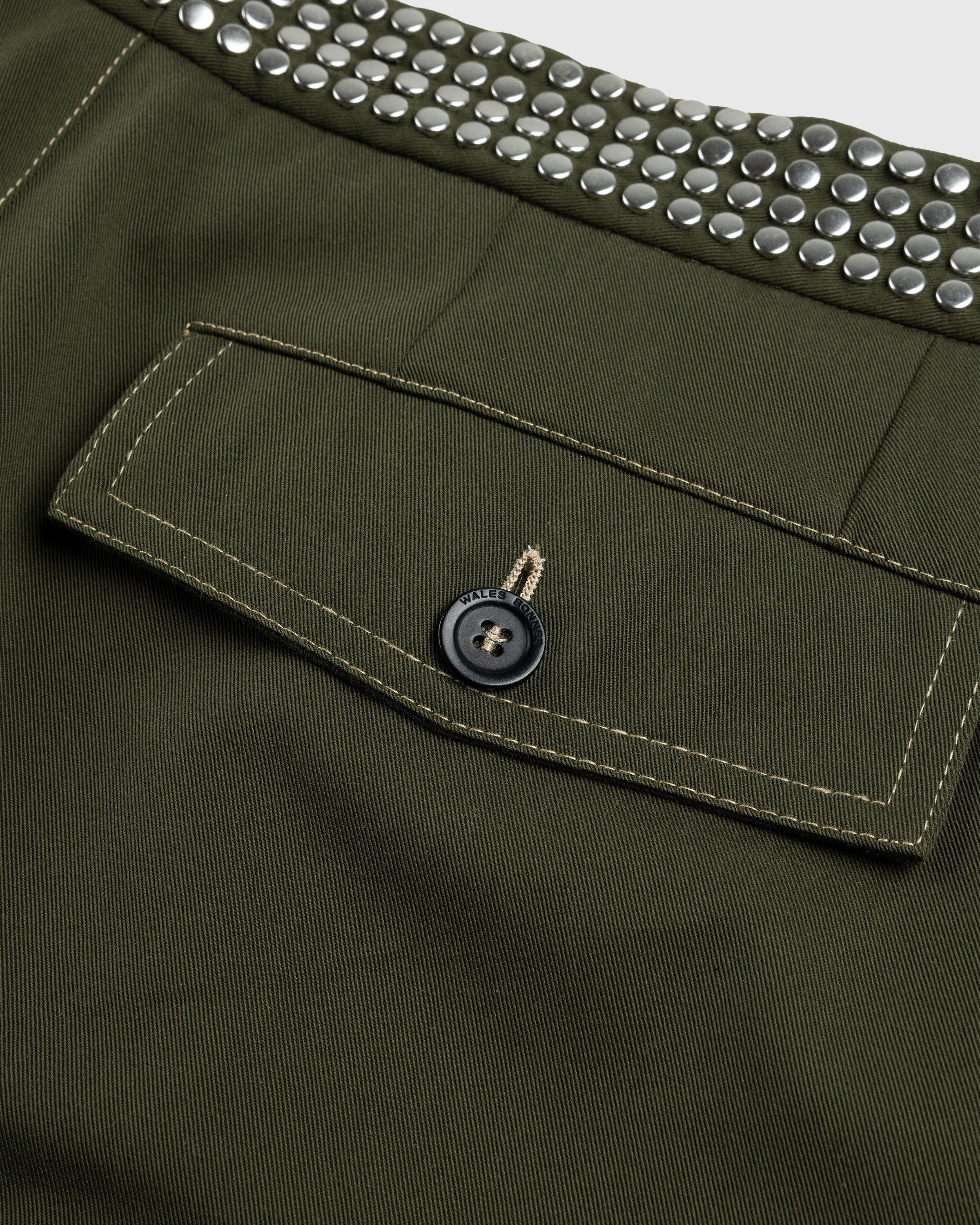 Wales Bonner – Tomorrow Trousers - Pants - Green - Image 3