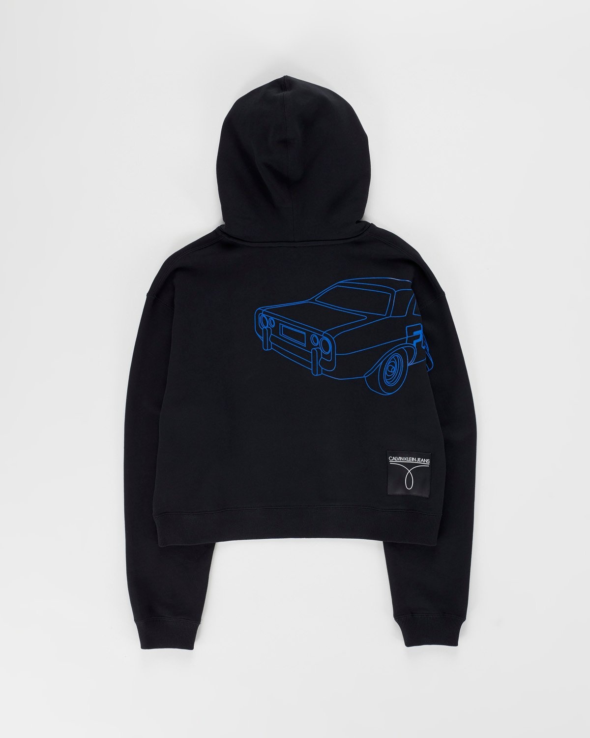 Calvin Klein x Highsnobiety – CK50 Women's cropped Hoody - Sweats - Black - Image 2