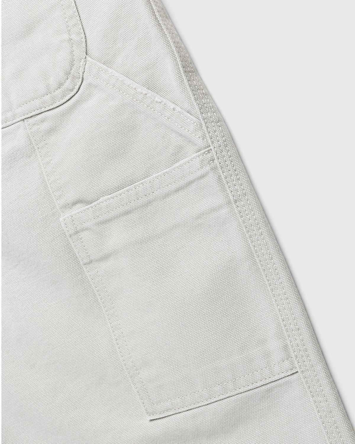 Carhartt WIP – Single Knee Pant Aged Canvas Grey - Pants - Grey - Image 4