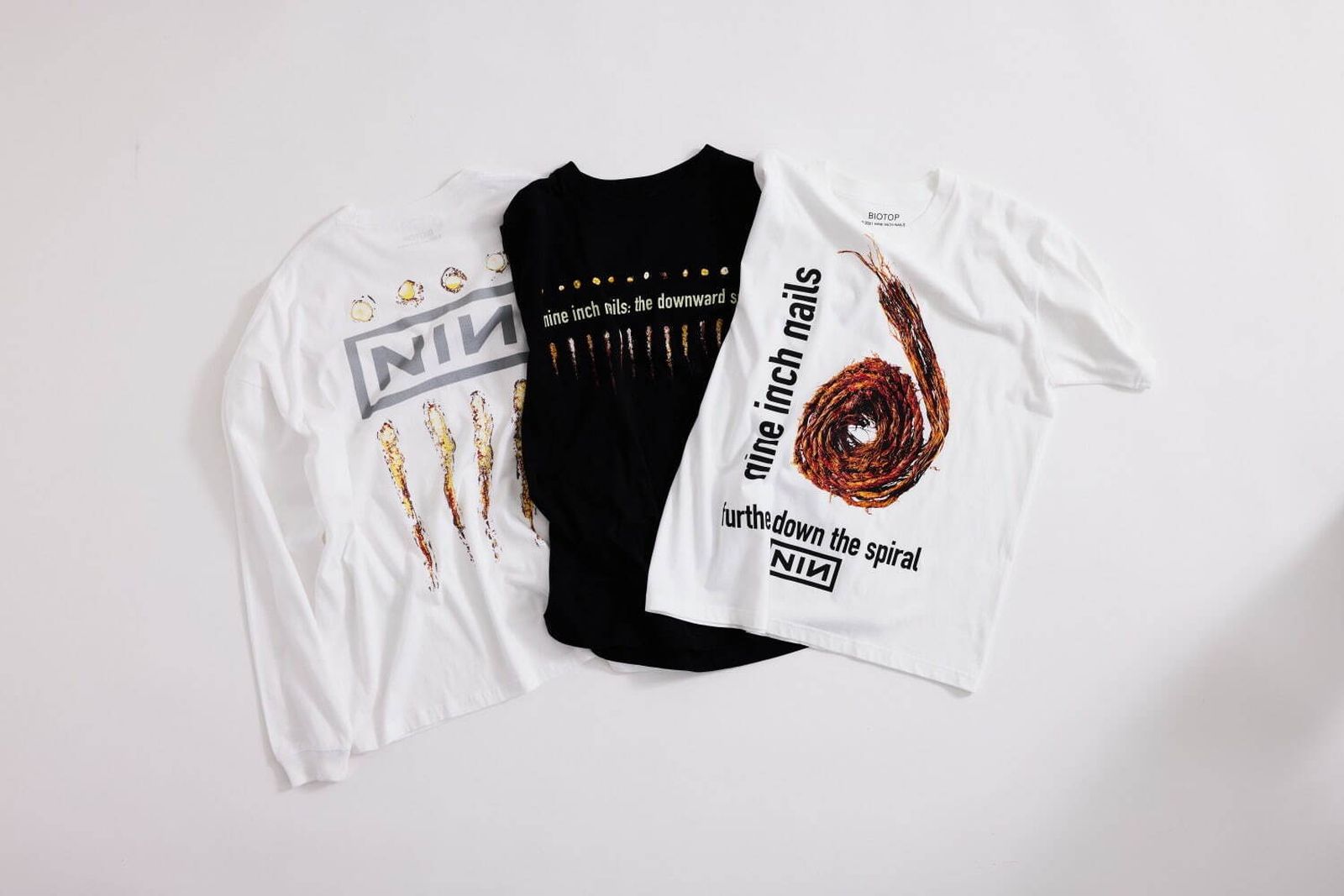 Nine Inch Nails × COMOLI T-Shirts nin | labiela.com