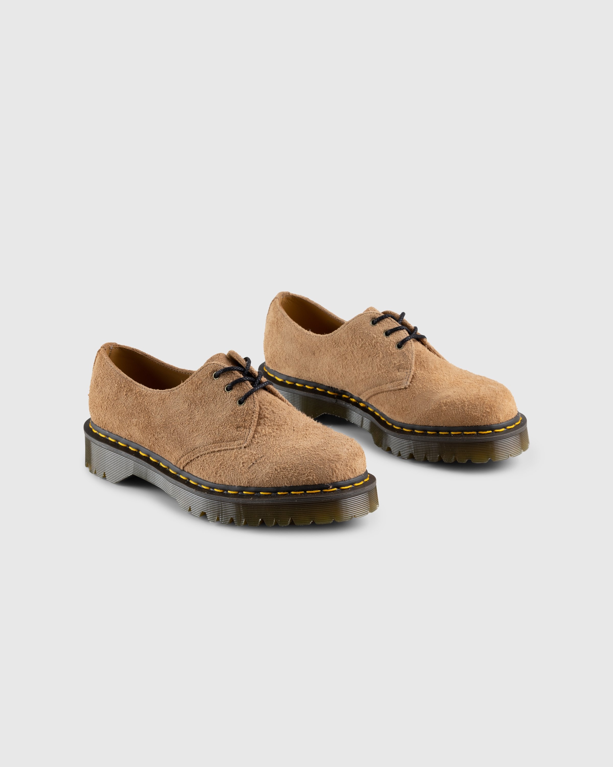 Dr. Martens – 1461 Bex Tufted Suede Sandy Tan - Shoes - Brown - Image 3
